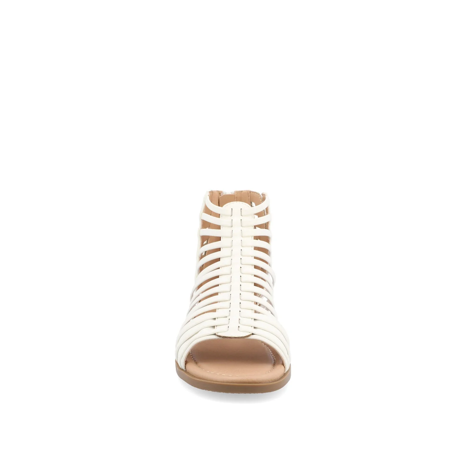 DELILAH GLADIATOR SANDALS IN WIDE - White - Image 5