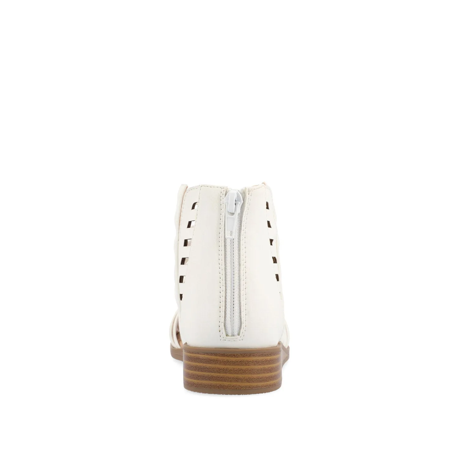 DELILAH GLADIATOR SANDALS IN VEGAN LEATHER - White - Image 7