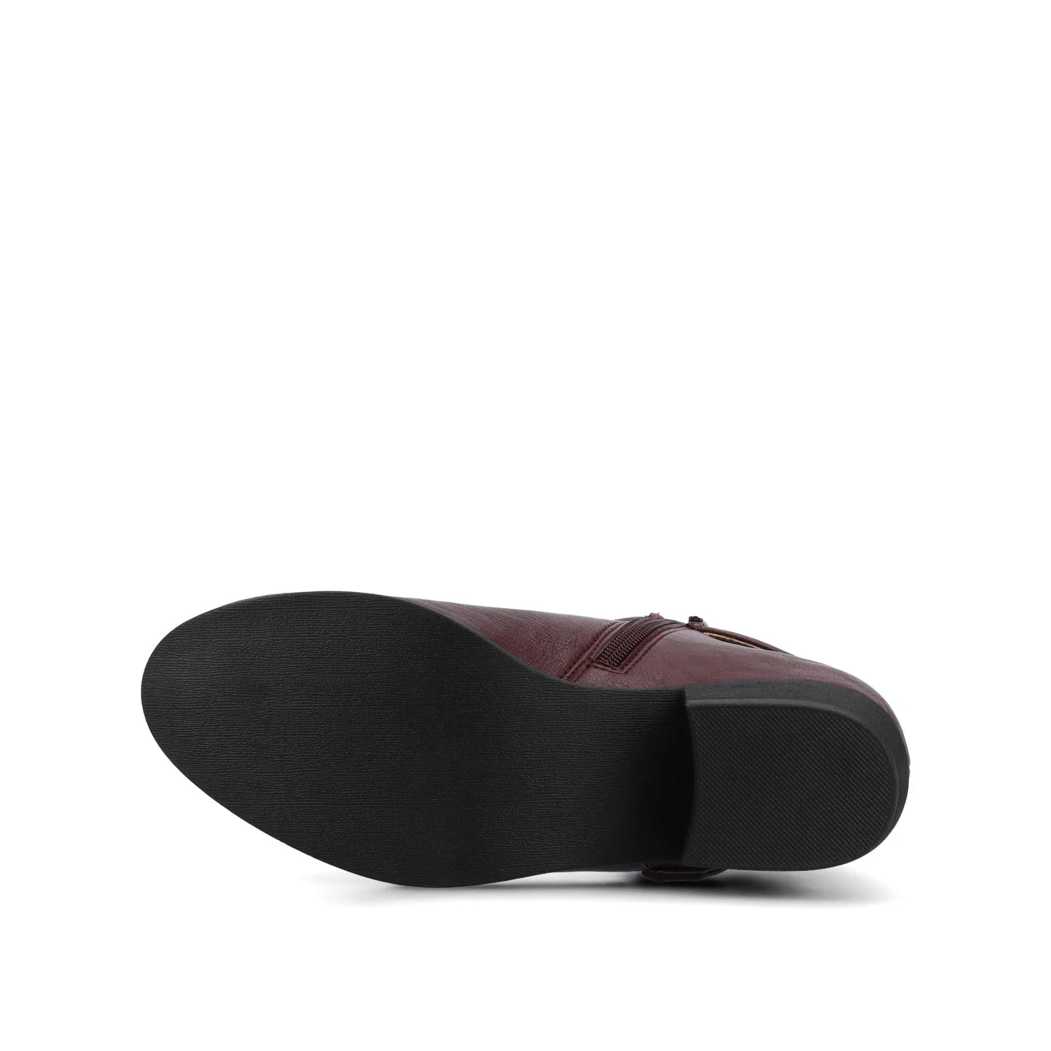 DEVINA ANKLE BOOTIES IN WIDE - Oxblood Nubuck - Image 5