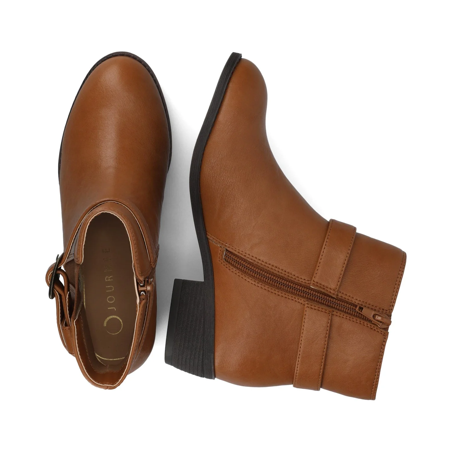 DEVINA ANKLE BOOTIES - Tan - Image 3