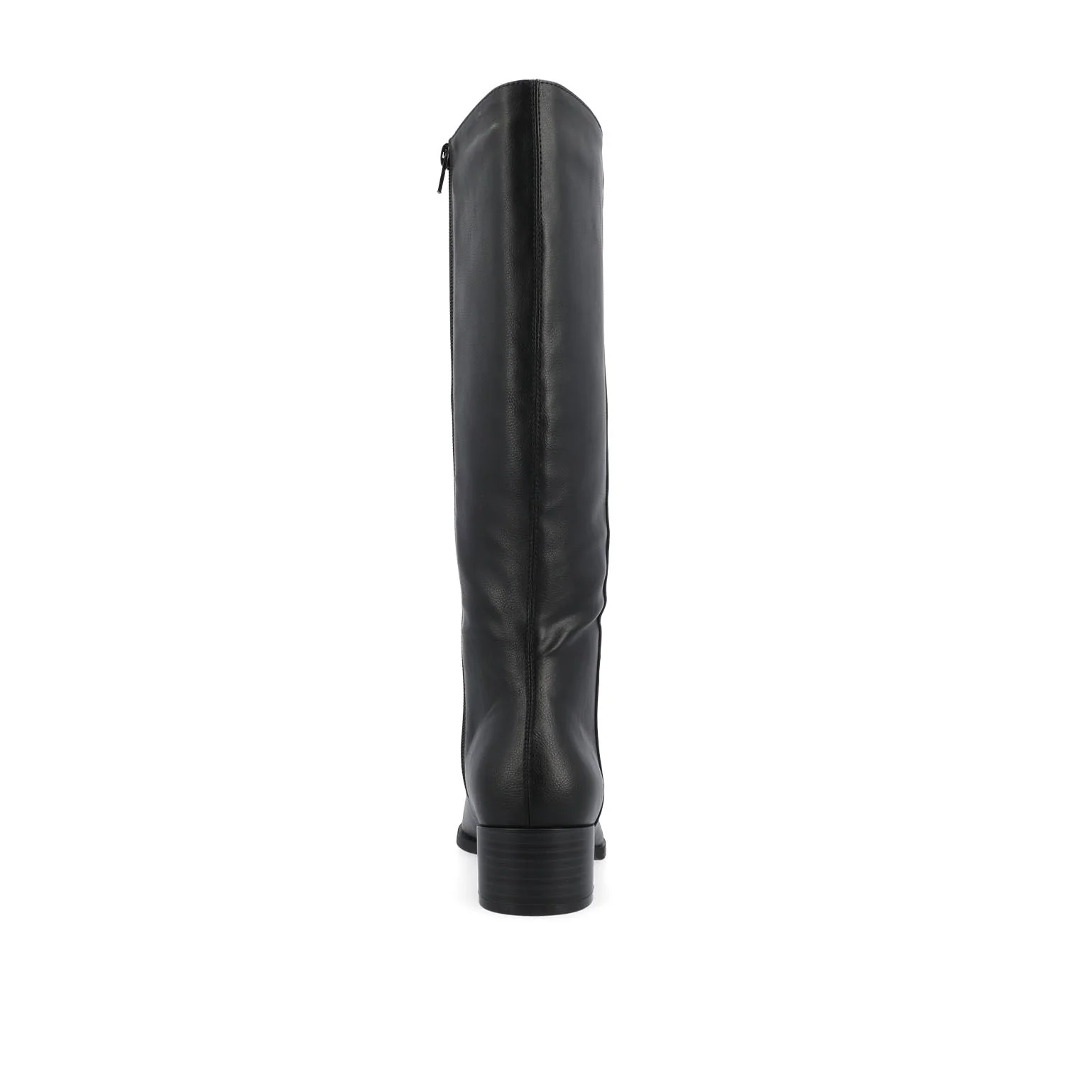 DEVRI KNEE HIGH BOOTS IN VEGAN LEATHER - Black - Image 7