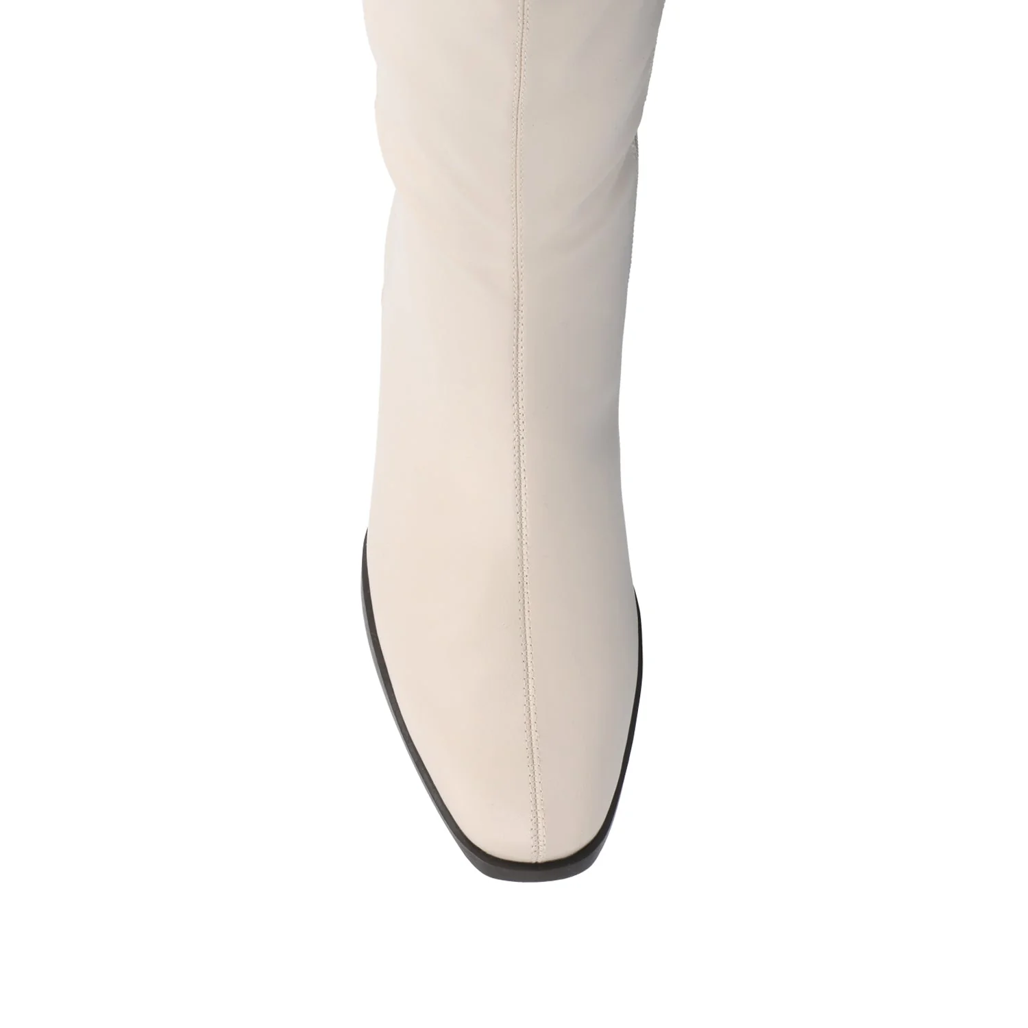 DEVRI KNEE HIGH BOOTS IN EXTRA WIDE CALF - Bone - Image 5