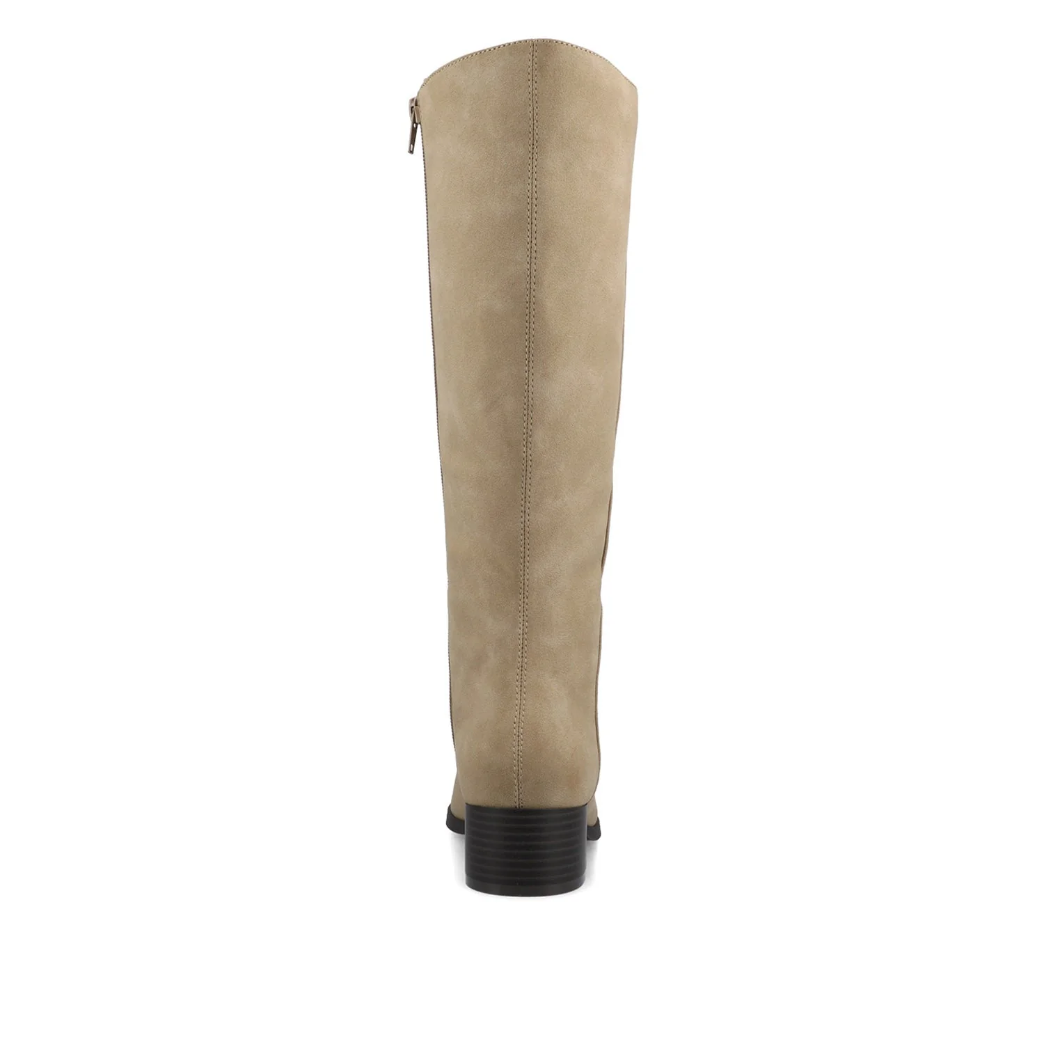DEVRI KNEE HIGH BOOTS IN EXTRA WIDE CALF - Greige - Image 6