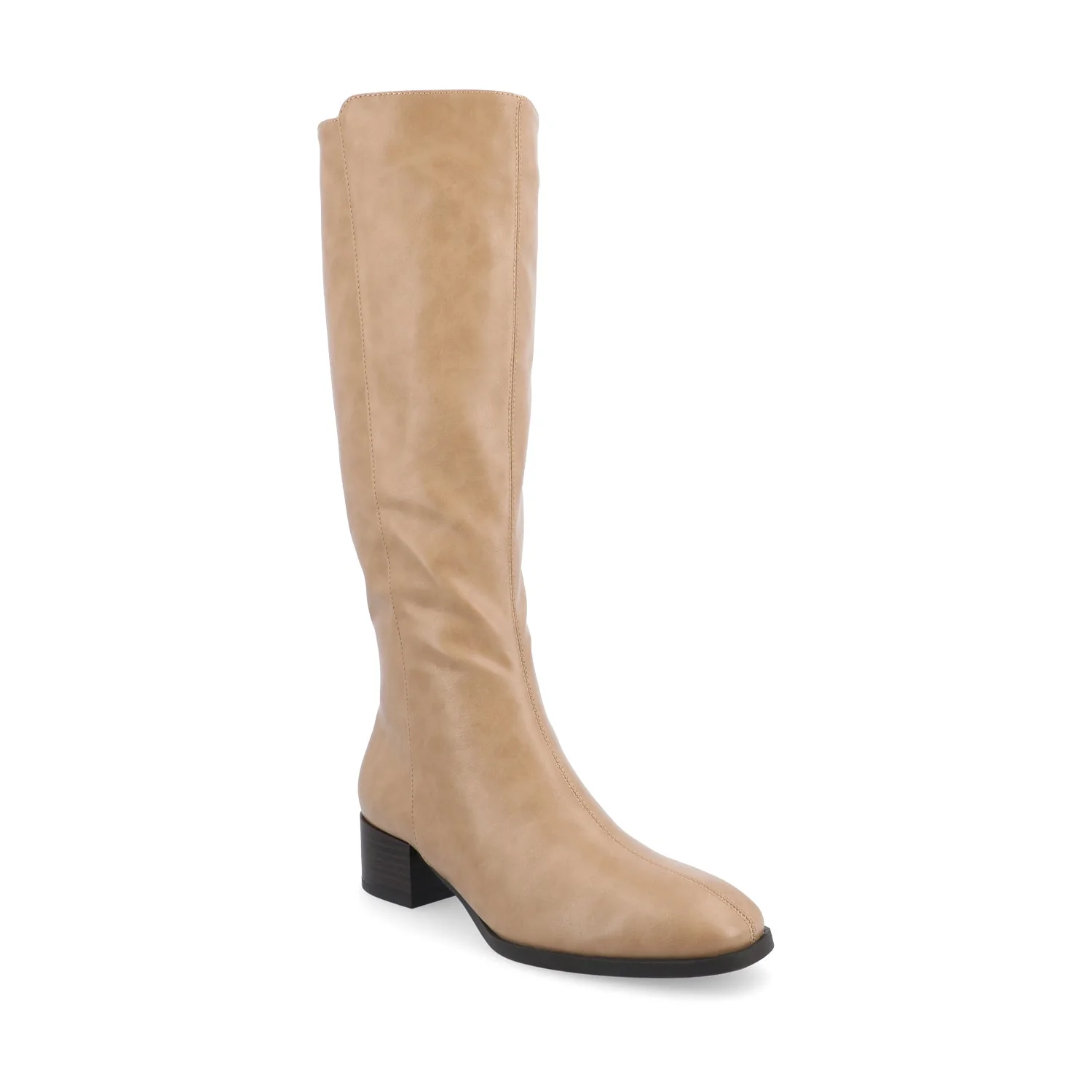 DEVRI KNEE HIGH BOOTS IN EXTRA WIDE CALF - Tan - Image 2