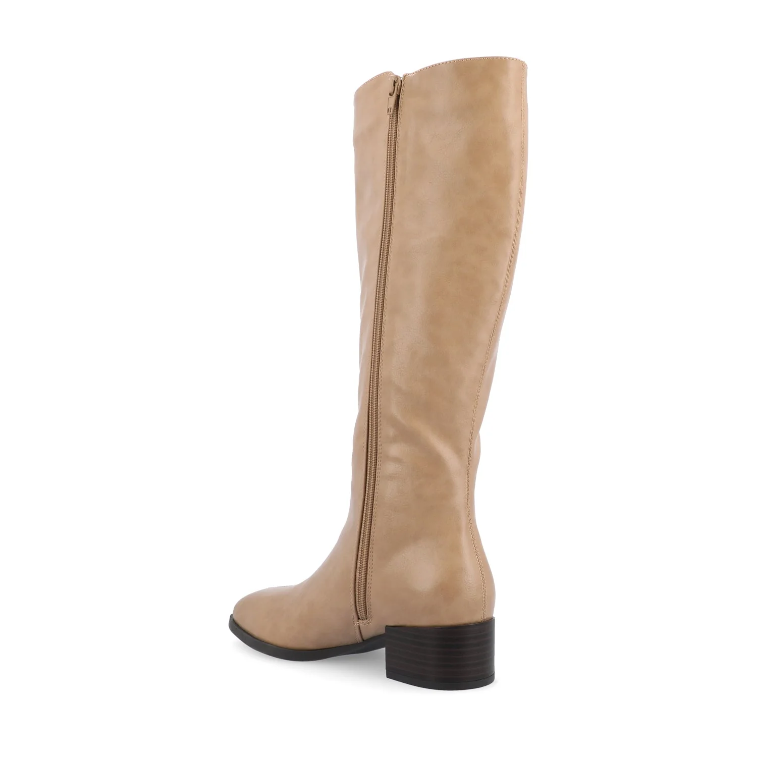 DEVRI KNEE HIGH BOOTS IN EXTRA WIDE CALF - Tan - Image 3