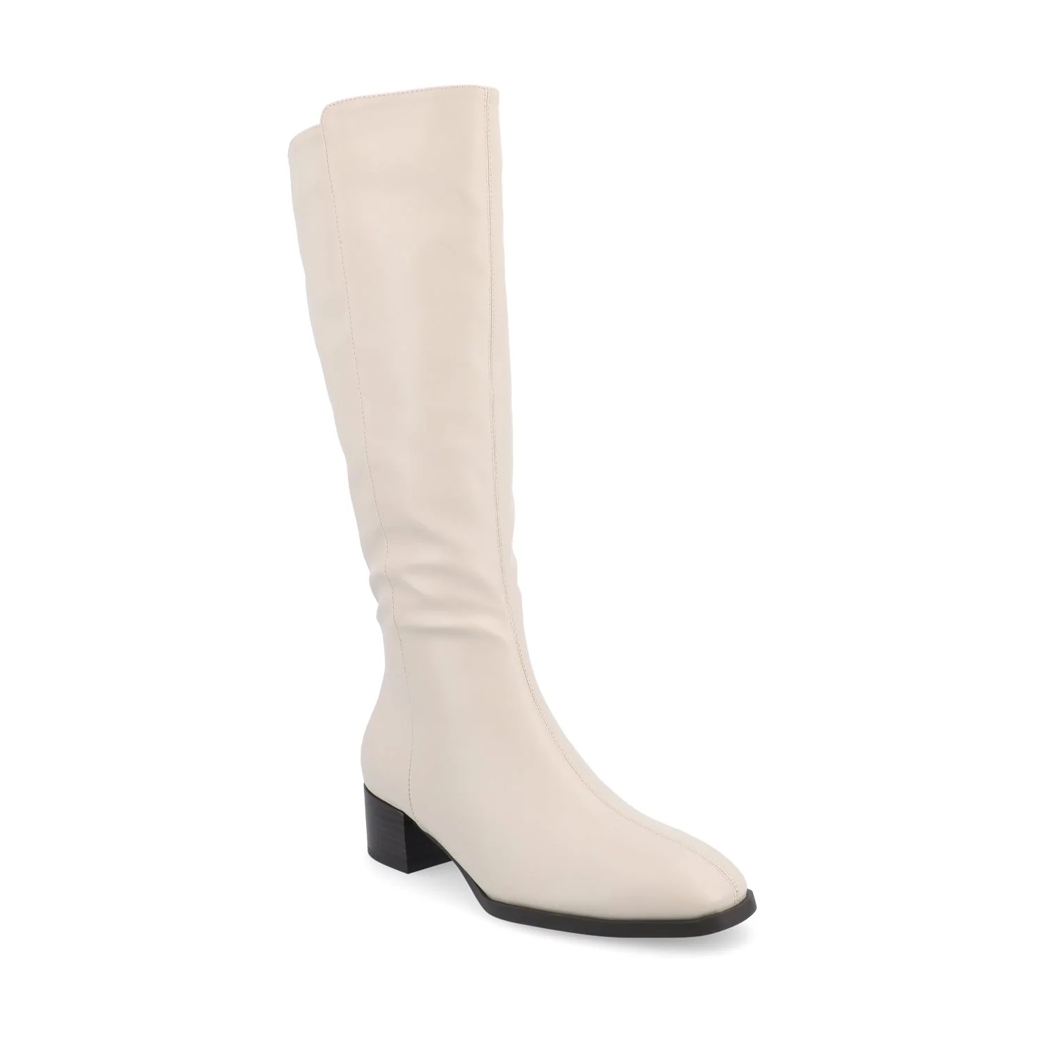 DEVRI KNEE HIGH BOOTS IN WIDE CALF - Bone - Image 2