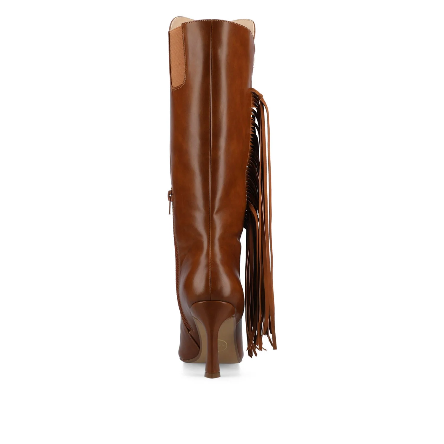 DOLLY KNEE HIGH TASSEL WESTERN BOOTS - Cognac - Image 6