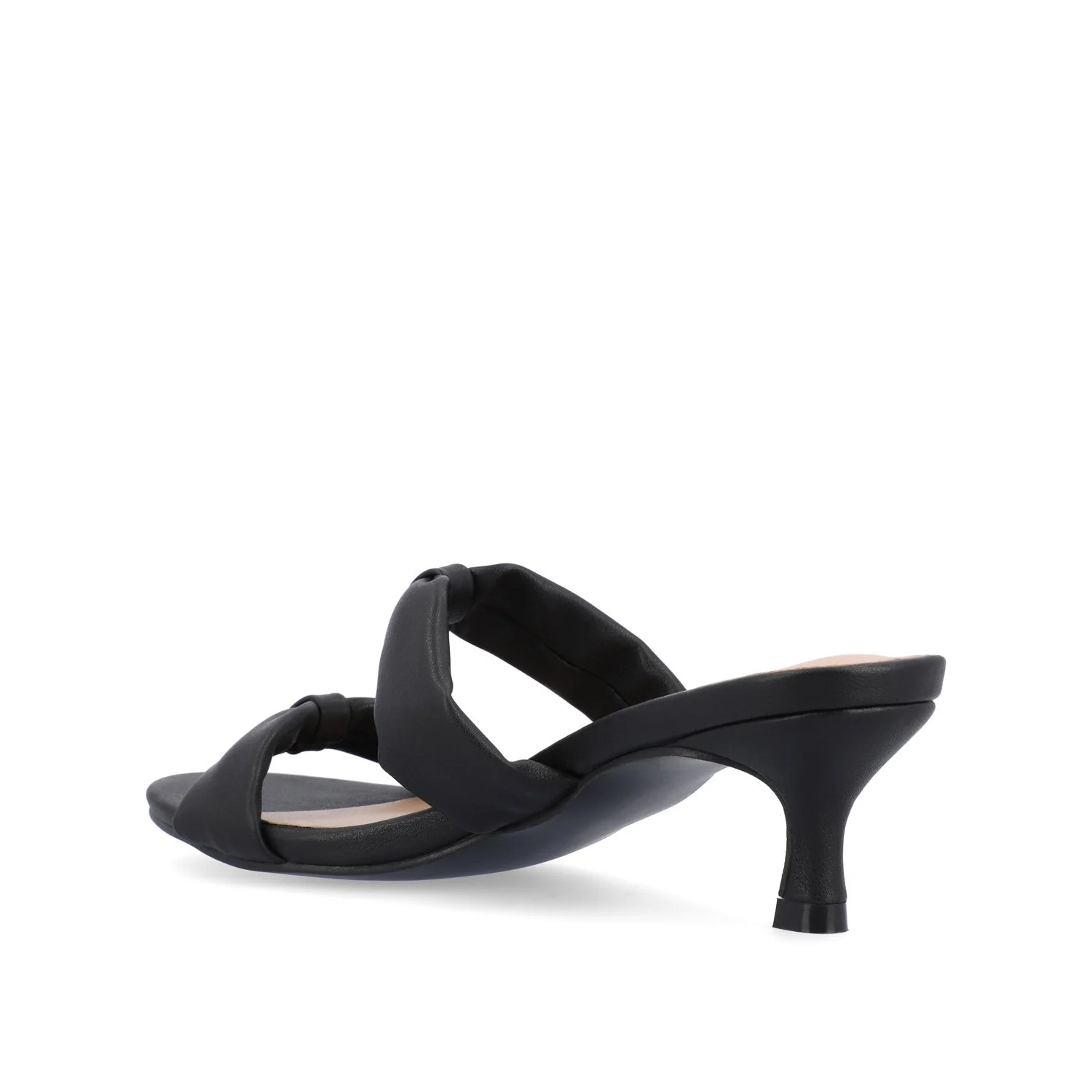 DYLLAN KITTEN HEELS IN VEGAN LEATHER - Black - Image 4