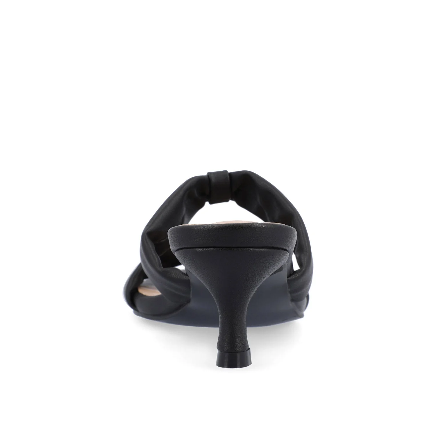 DYLLAN KITTEN HEELS IN VEGAN LEATHER - Black - Image 7