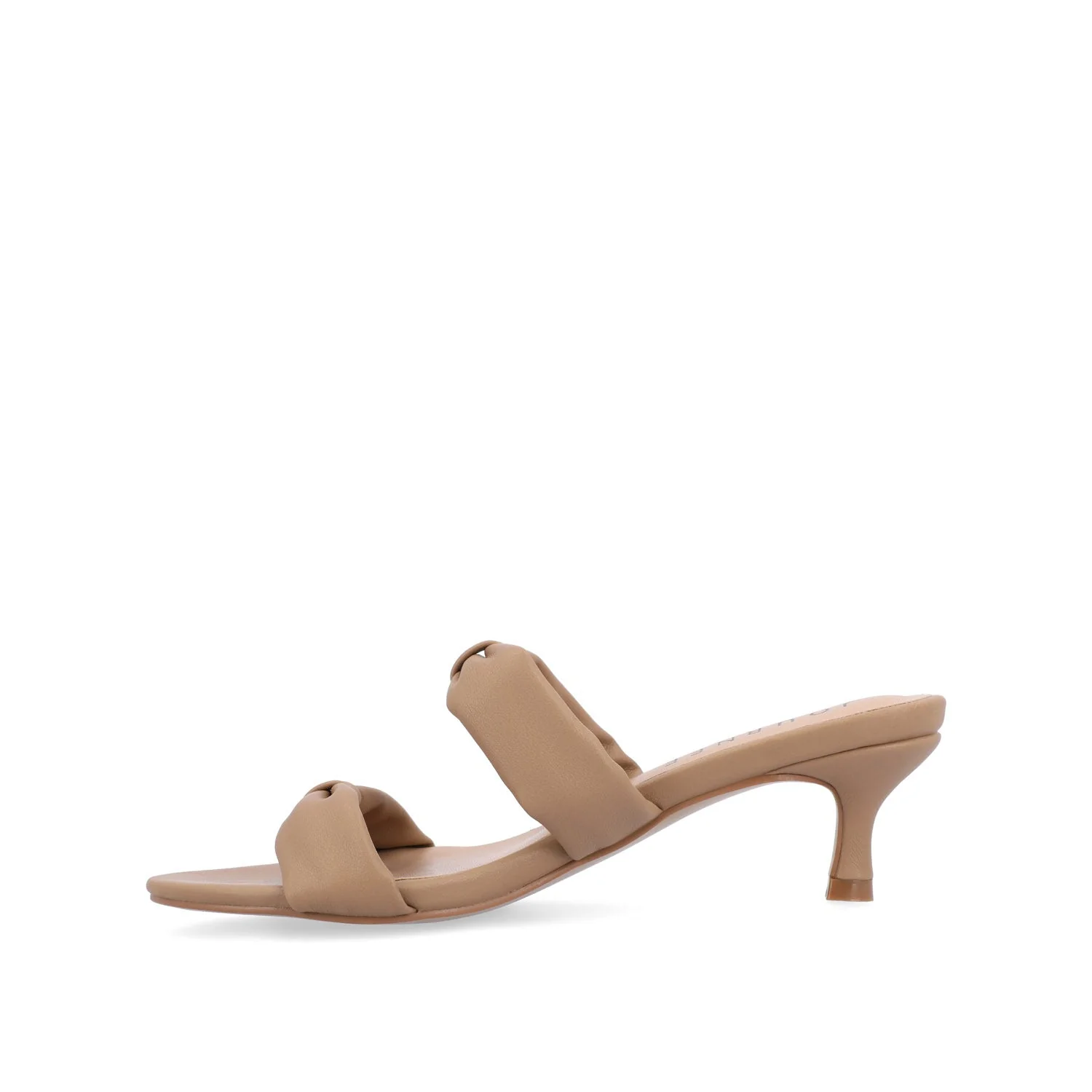 DYLLAN KITTEN HEELS IN VEGAN LEATHER - Taupe - Image 3