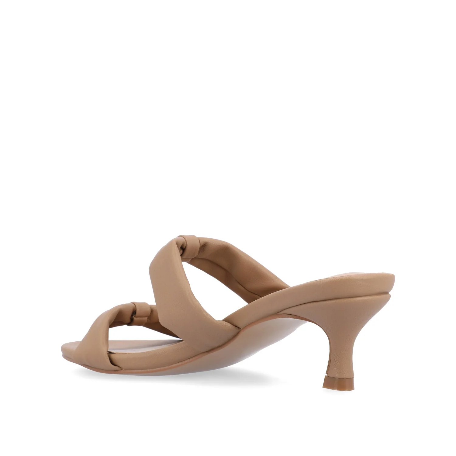 DYLLAN KITTEN HEELS IN VEGAN LEATHER - Taupe - Image 4