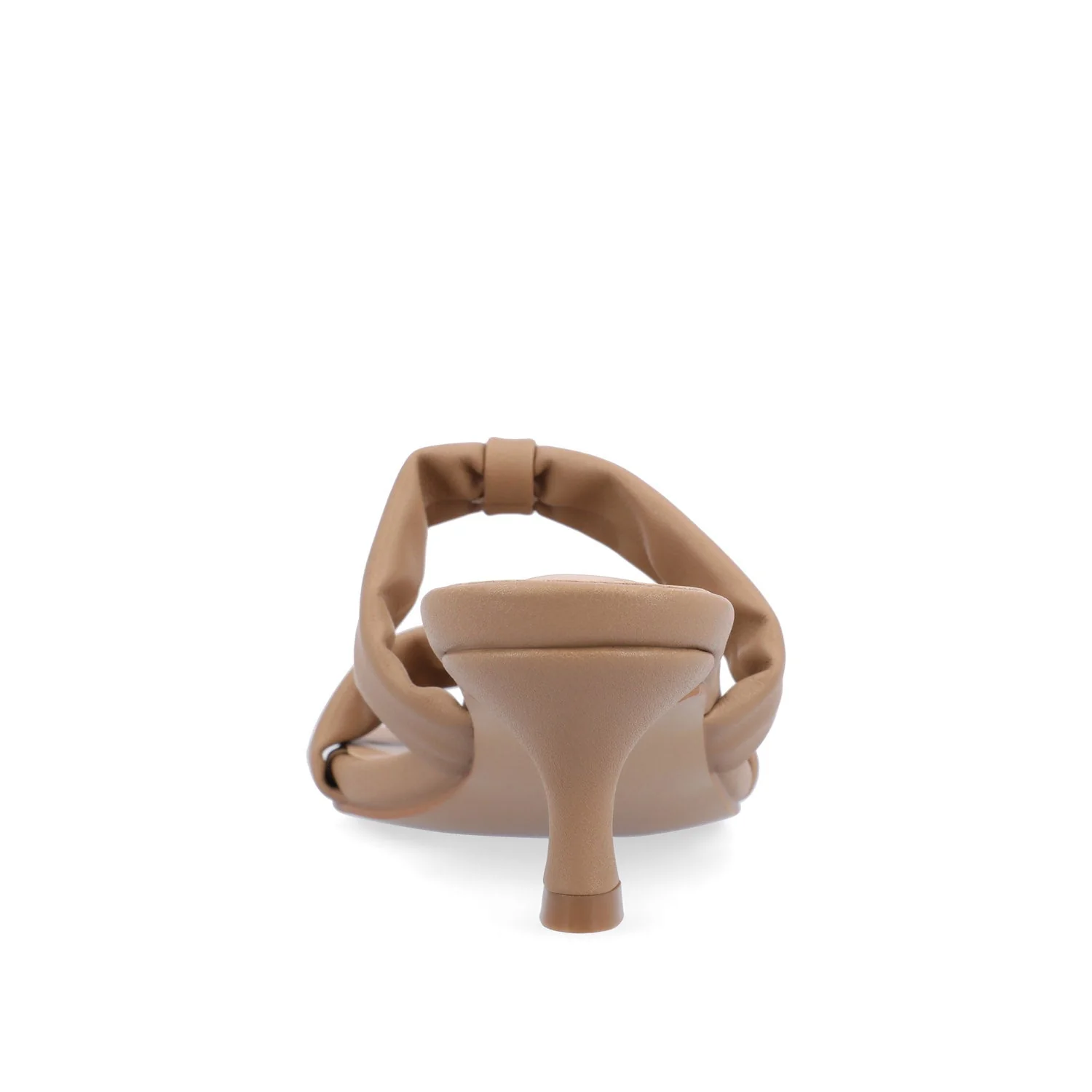 DYLLAN KITTEN HEELS IN VEGAN LEATHER - Taupe - Image 7