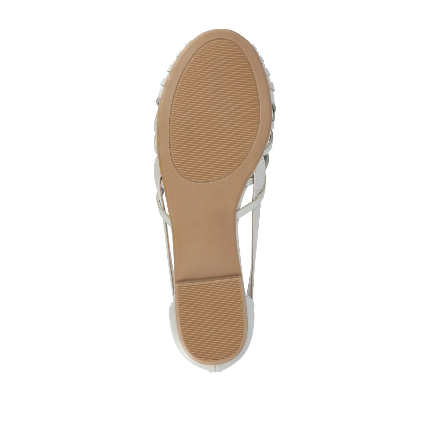 EKKO WOVEN FLATS IN VEGAN LEATHER - Grey PU - Image 8
