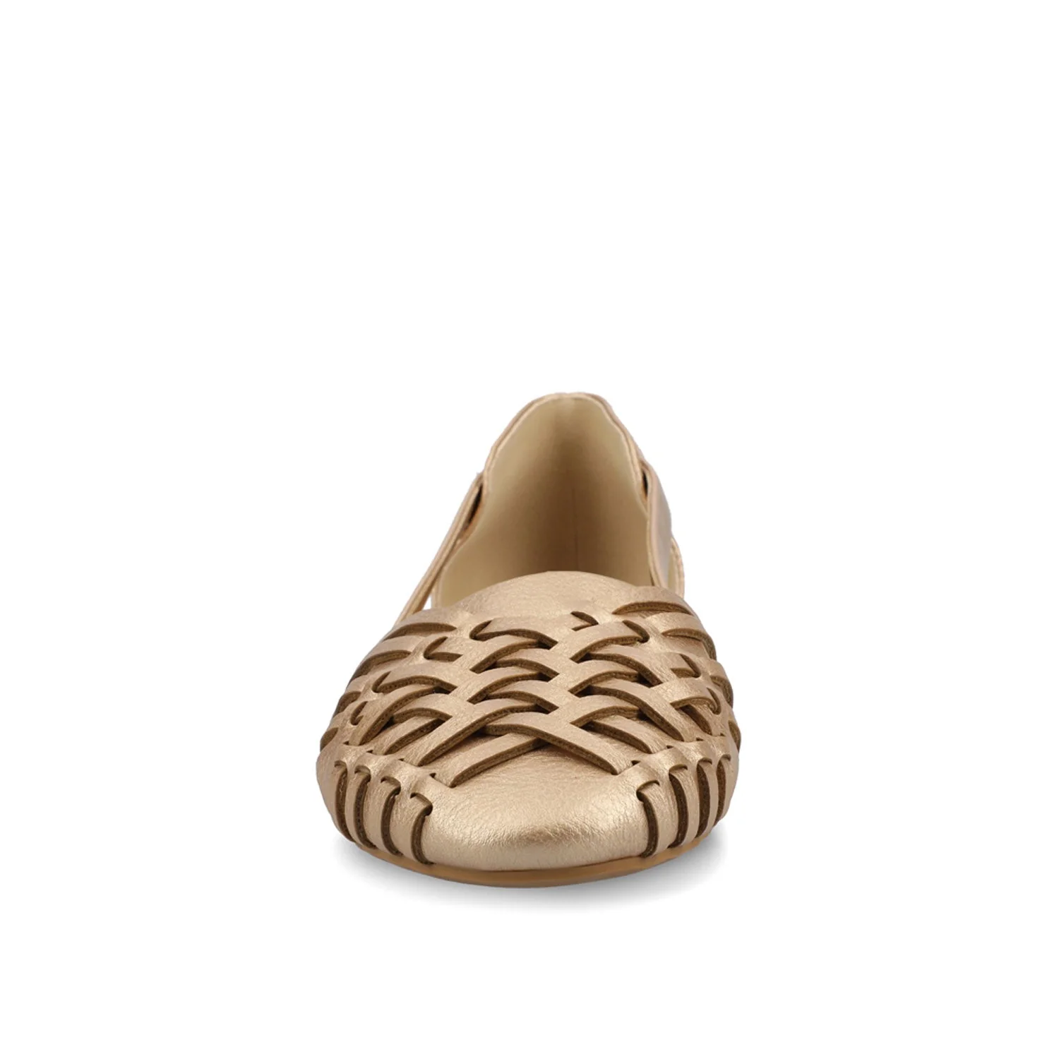 EKKO WOVEN FLATS IN STATEMENT IN WIDE - Champagne - Image 5