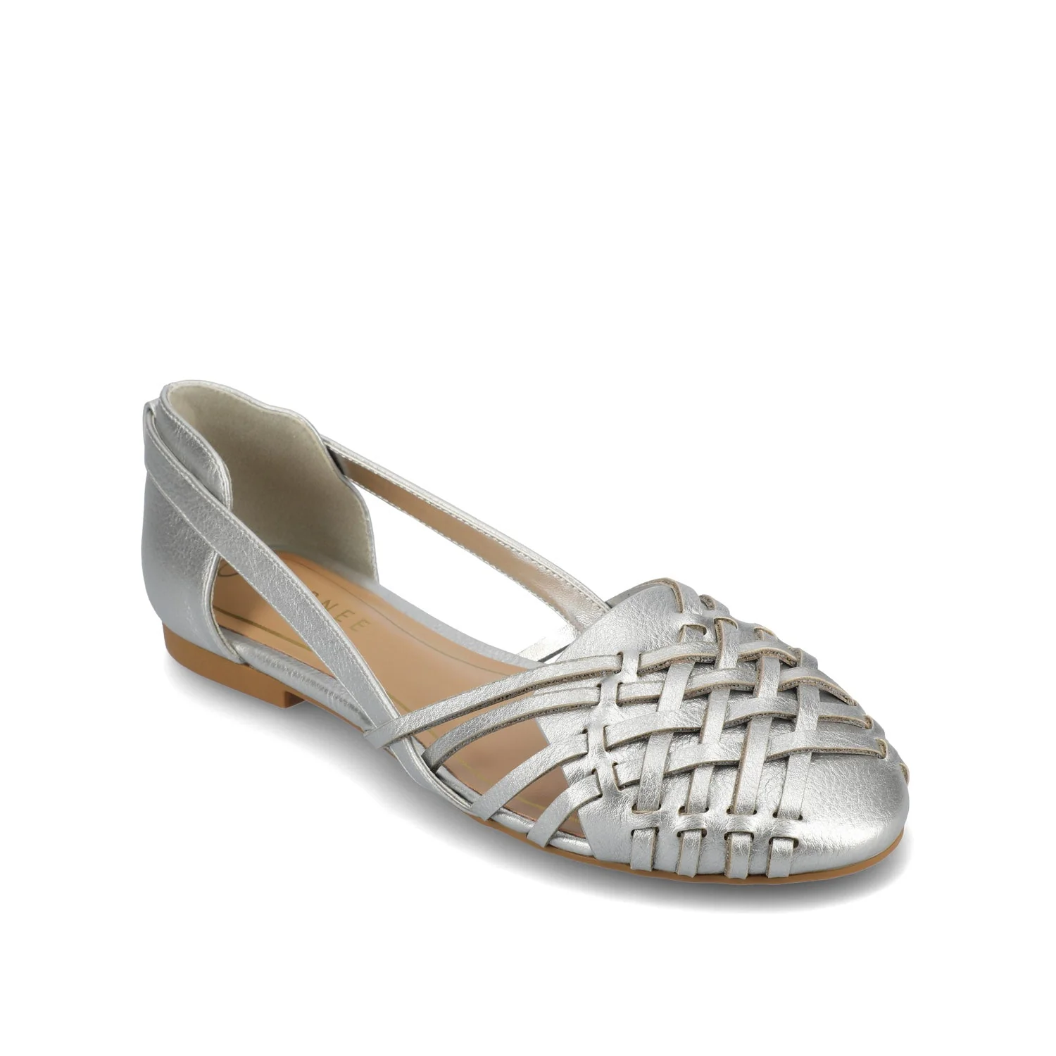 EKKO WOVEN FLATS IN STATEMENT IN WIDE - Silver - Image 2