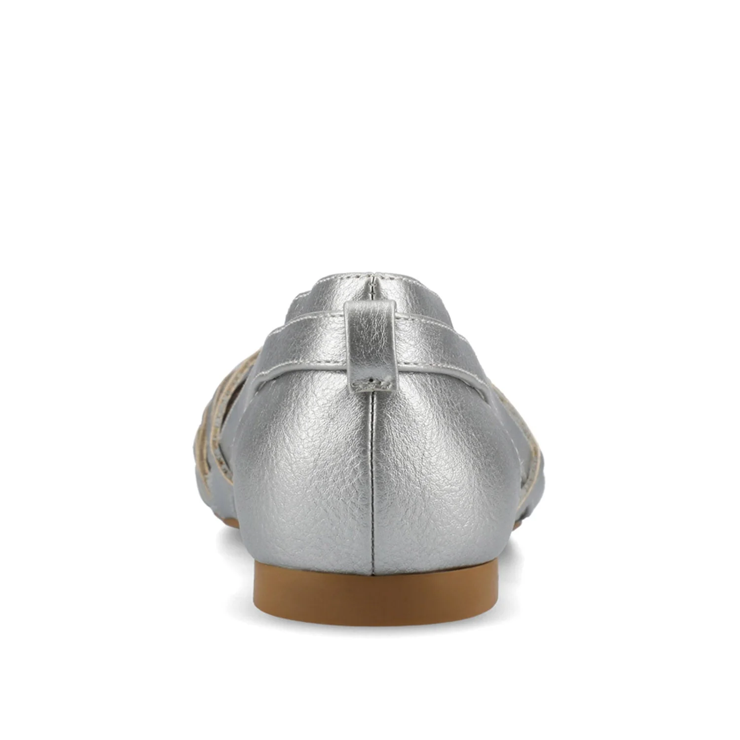 EKKO WOVEN FLATS IN STATEMENT IN WIDE - Silver - Image 7