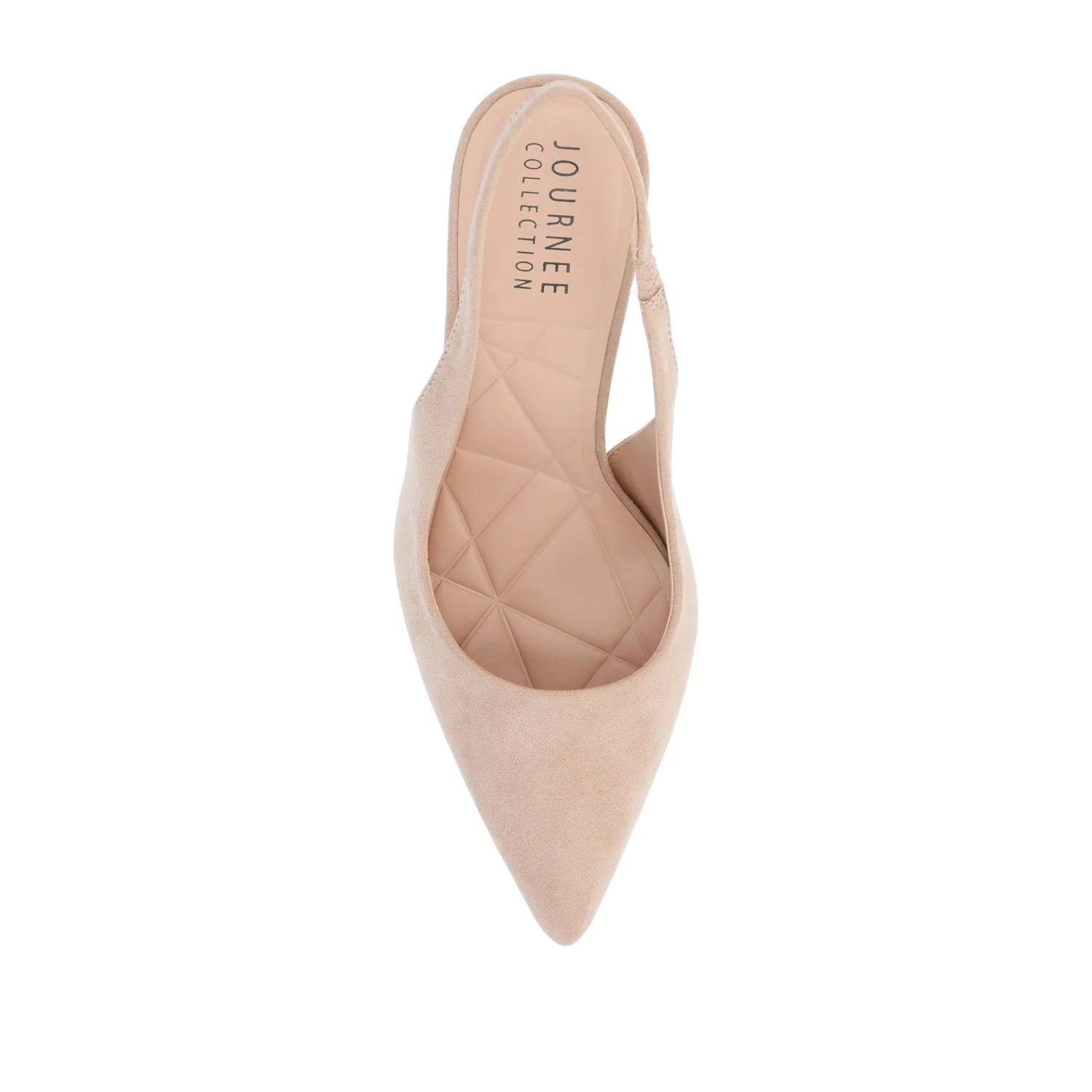 ELENNEY SLINGBACK STILETTO HEELS - Nude Suede - Image 8