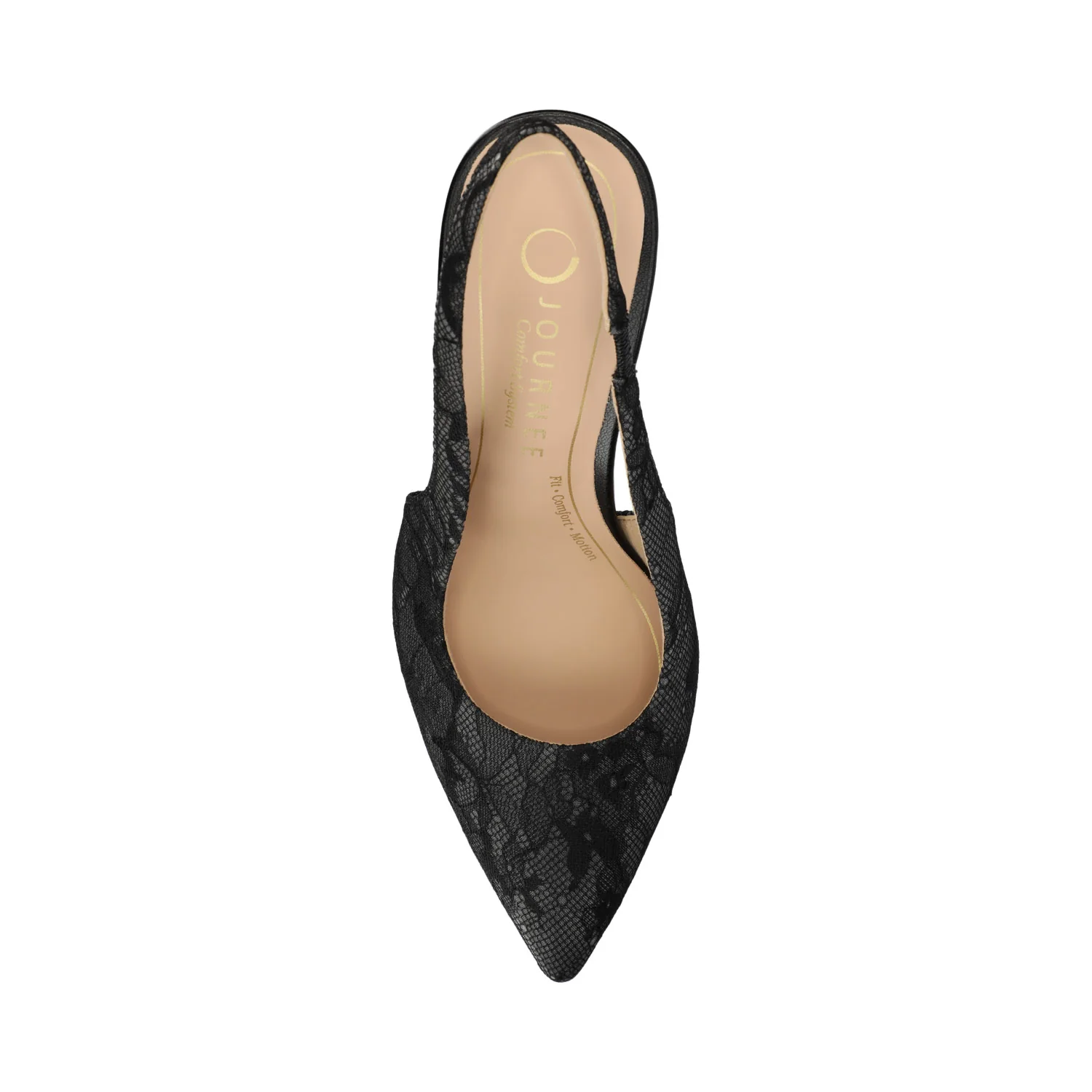 ELENNEY SLINGBACK STILETTO HEELS IN STATEMENT - Black Lace - Image 4