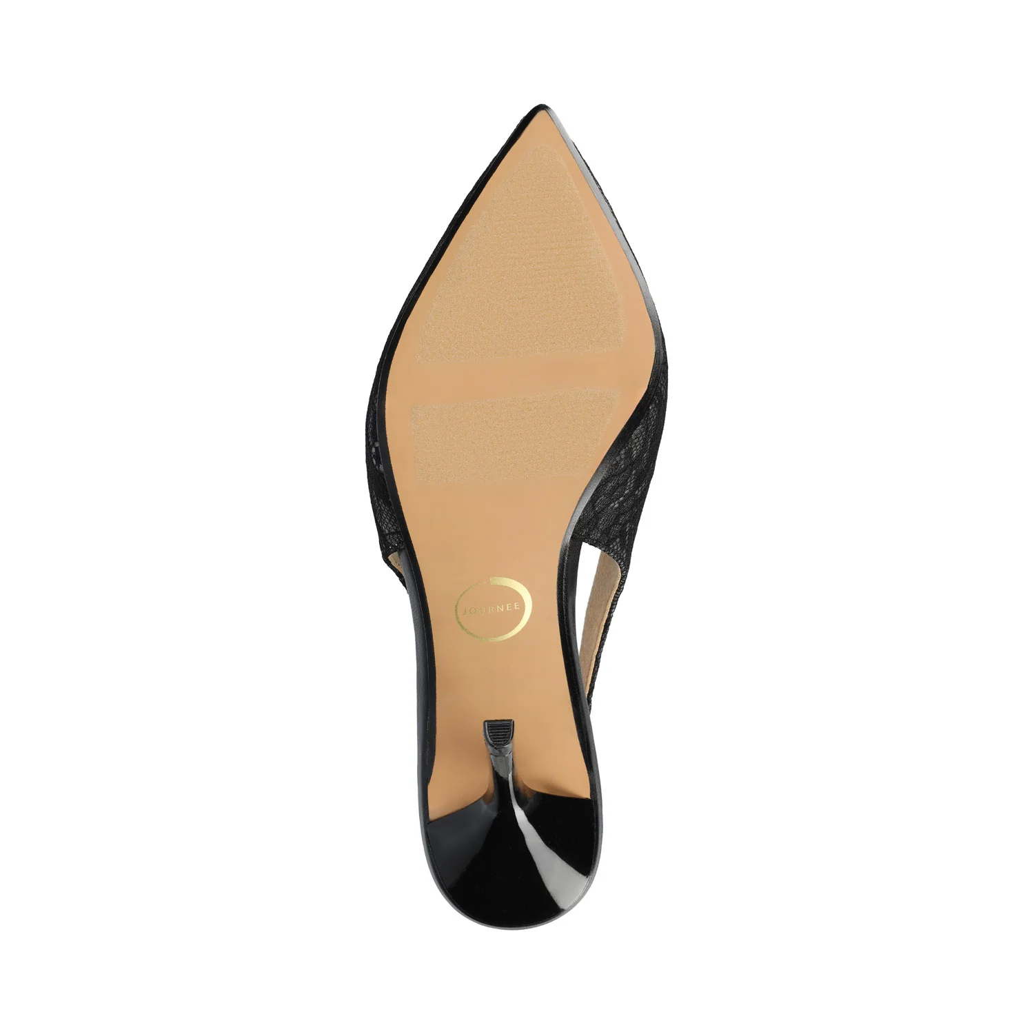 ELENNEY SLINGBACK STILETTO HEELS IN STATEMENT - Black Lace - Image 5
