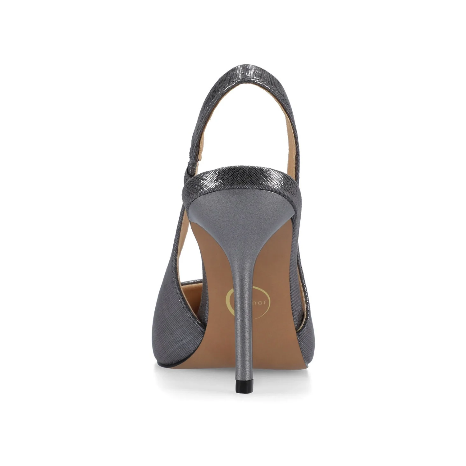 ELENNEY SLINGBACK STILETTO HEELS IN STATEMENT IN WIDE - Pewter - Image 6