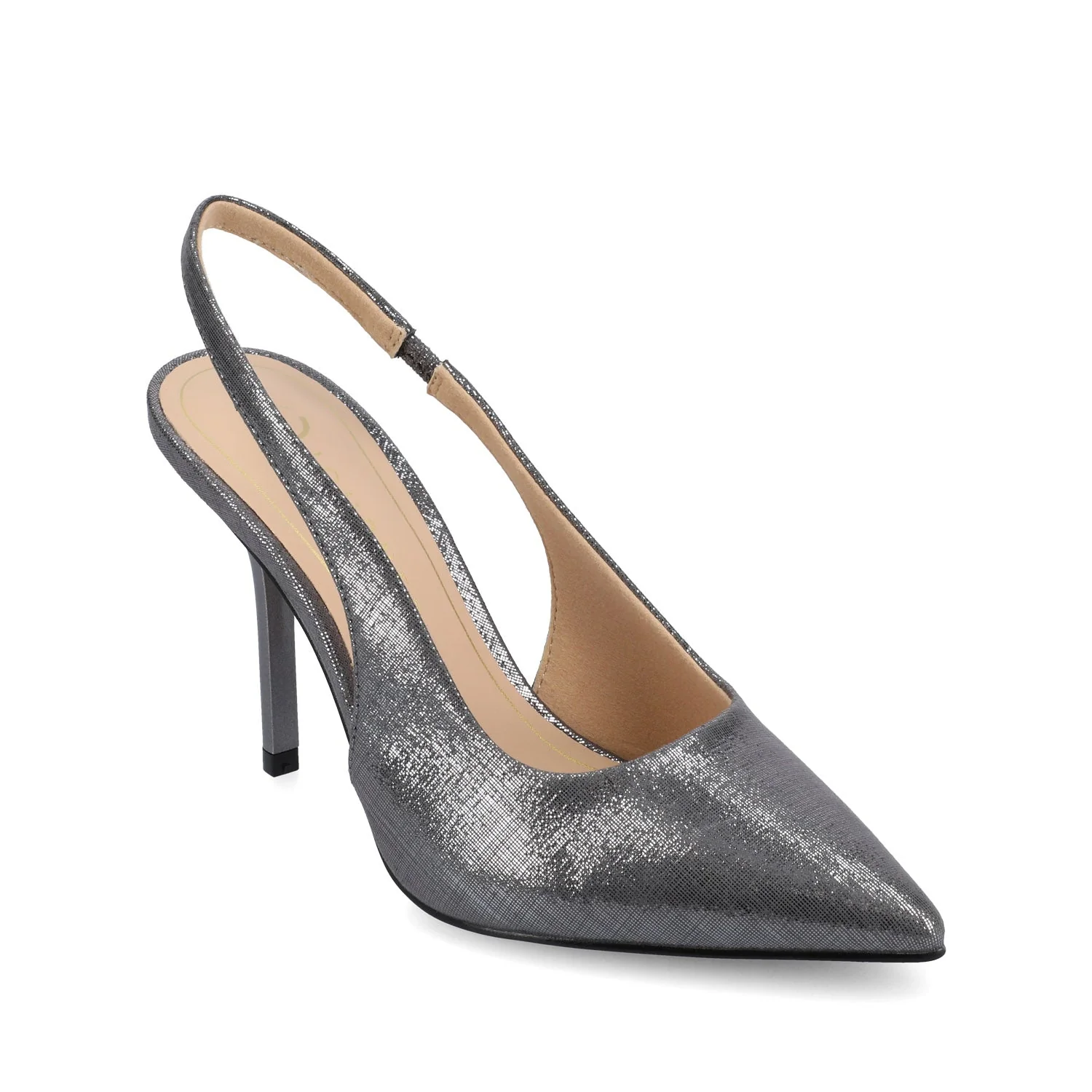 ELENNEY SLINGBACK STILETTO HEELS IN STATEMENT - Pewter - Image 2