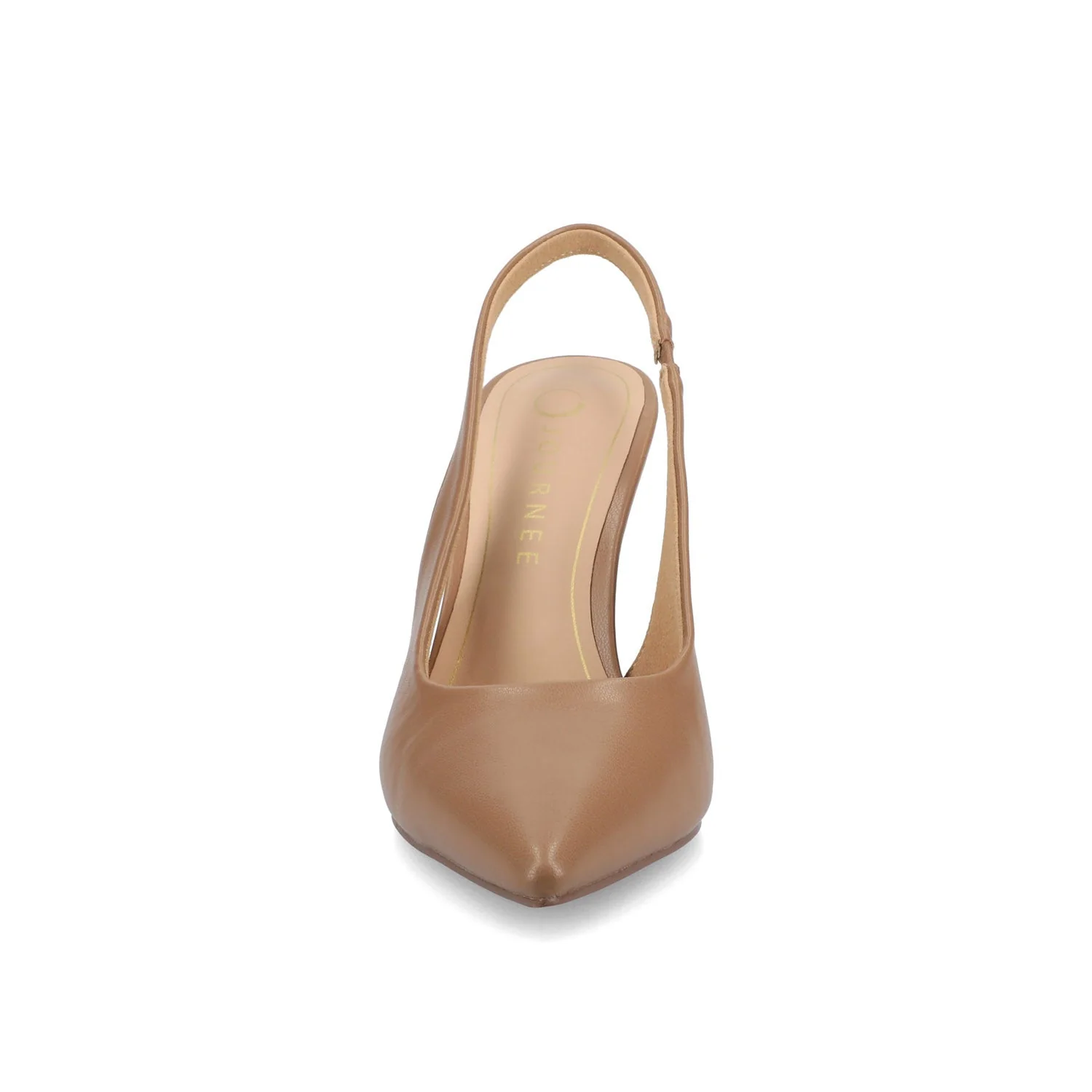 ELENNEY SLINGBACK STILETTO HEELS - Tan PU - Image 5