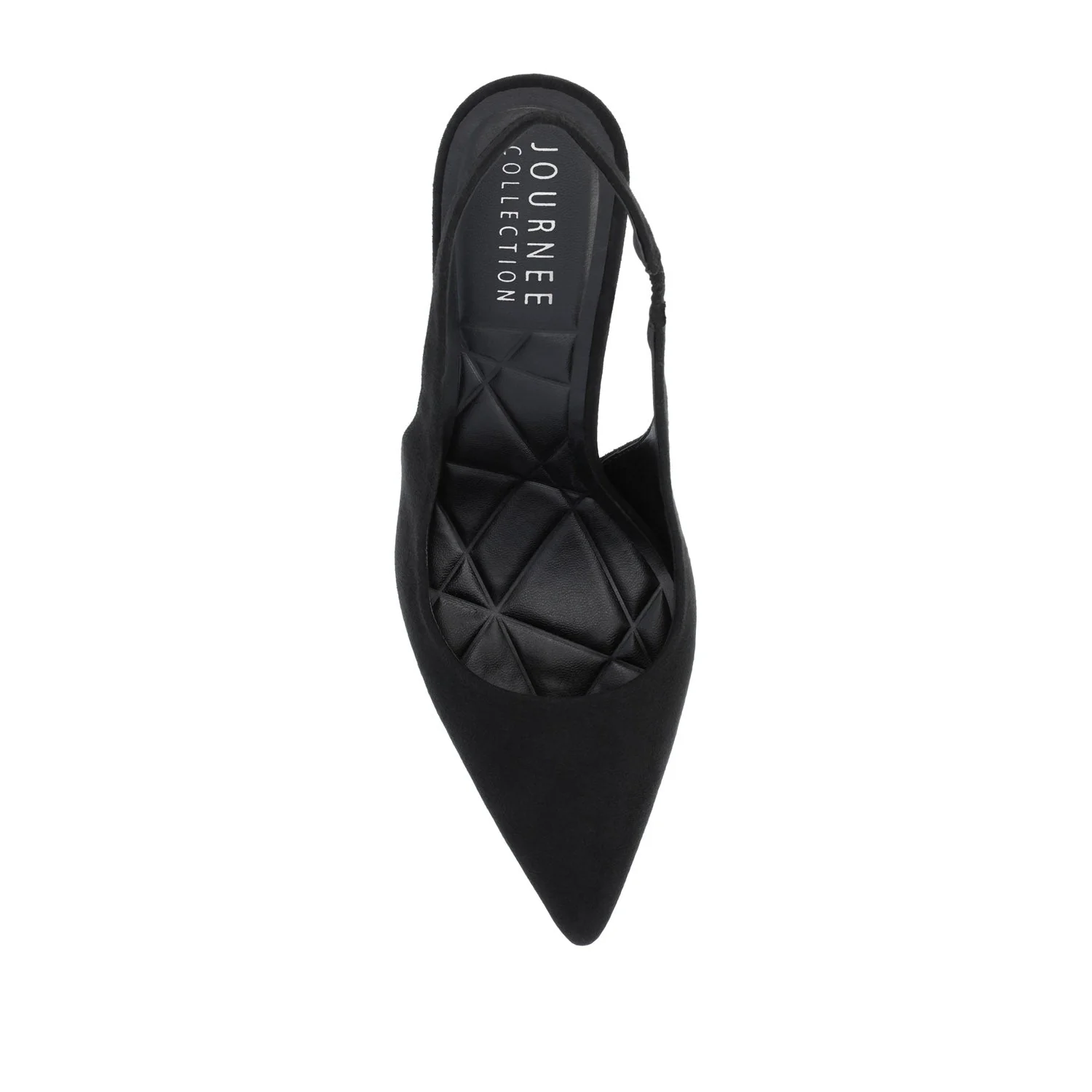 ELENNEY STILETTO HEELS IN WIDE - Black Faux Suede - Image 6