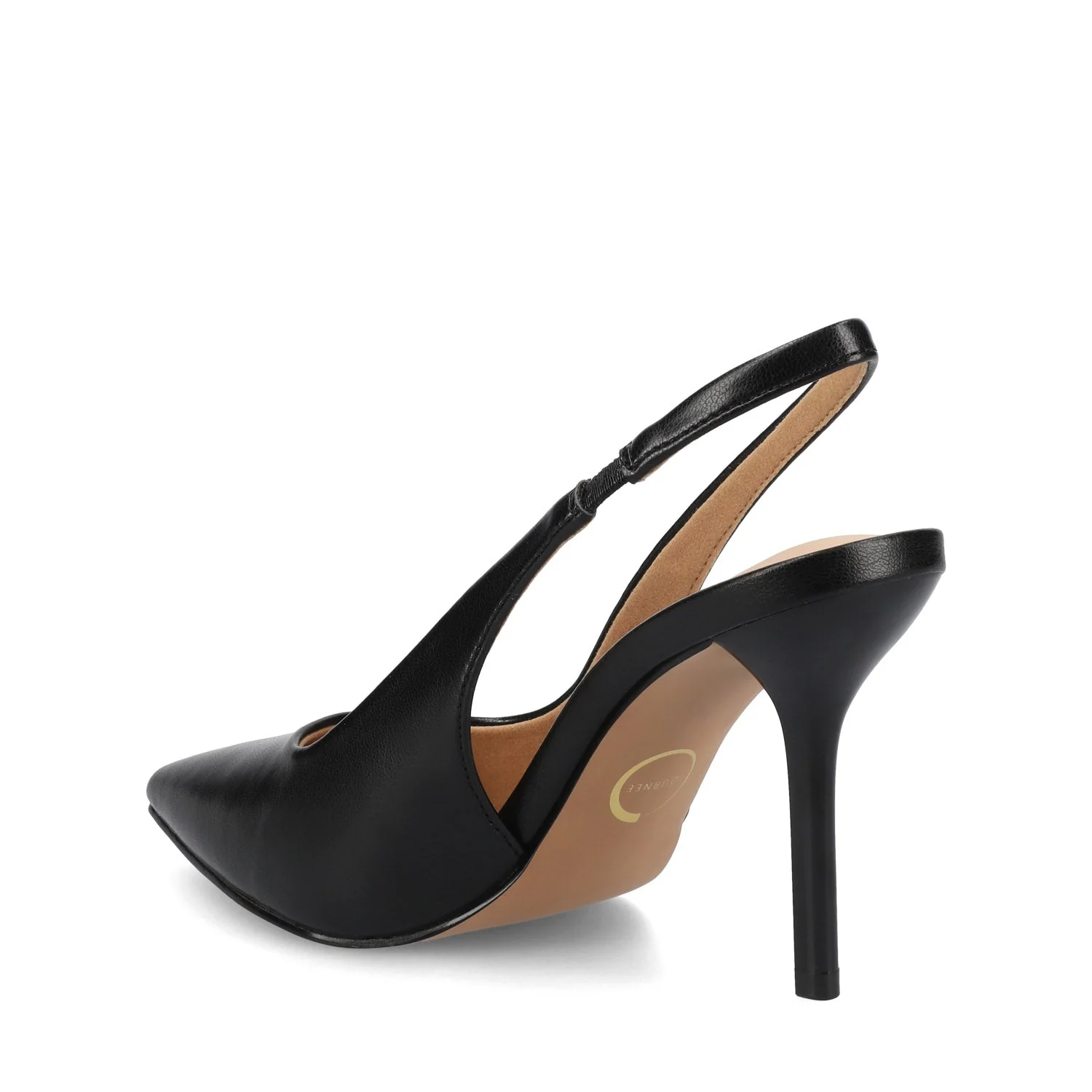 ELENNEY STILETTO HEELS IN WIDE - Black PU - Image 3