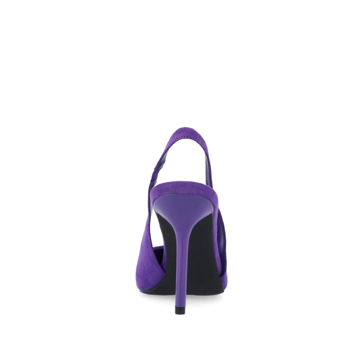 ELENNEY STILETTO HEELS IN WIDE - Purple Faux Suede - Image 7