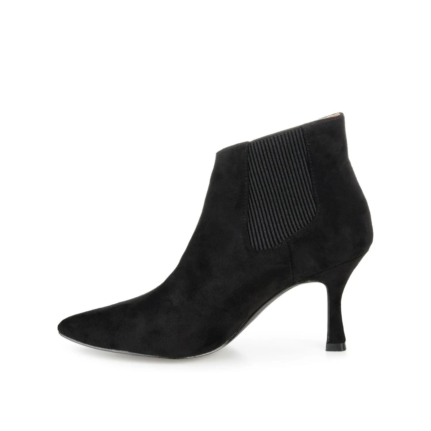 ELITTA CHELSEA BOOTIES IN FAUX SUEDE - Black - Image 3