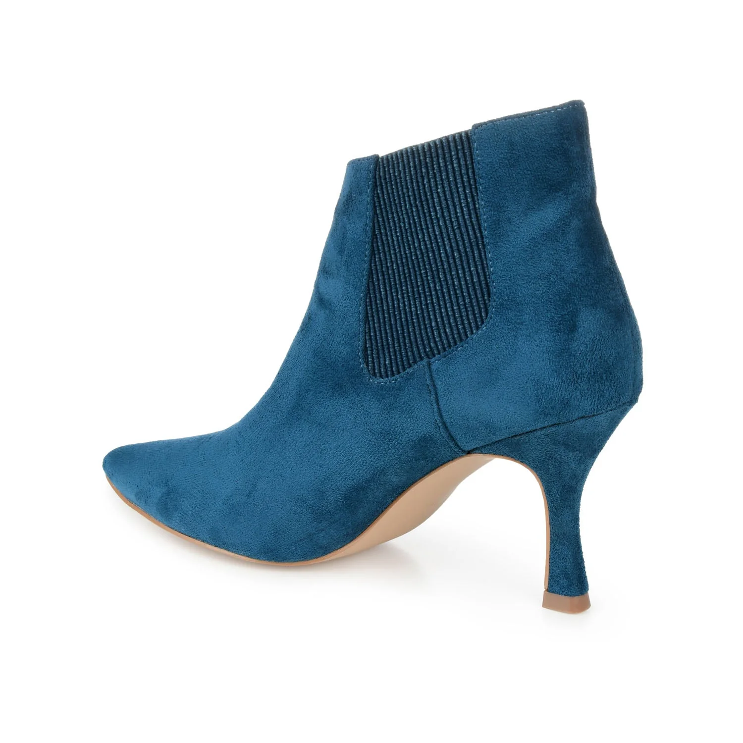 ELITTA CHELSEA BOOTIES IN FAUX SUEDE - Blue - Image 4