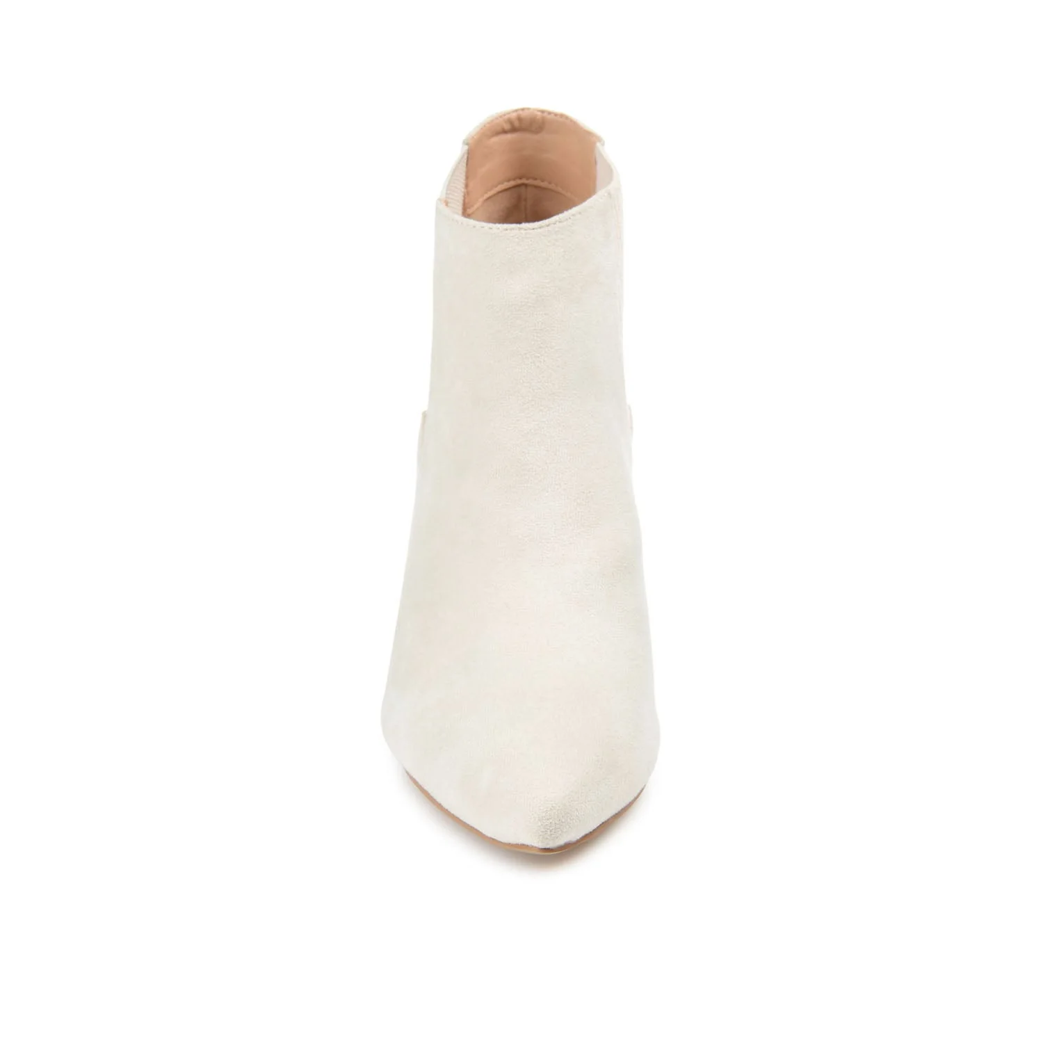 ELITTA CHELSEA BOOTIES IN FAUX SUEDE - Ivory - Image 5