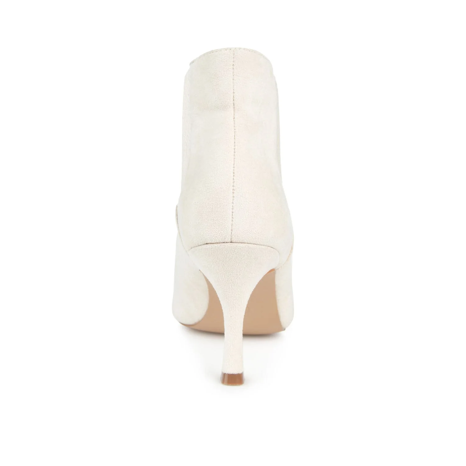 ELITTA CHELSEA BOOTIES IN FAUX SUEDE - Ivory - Image 7