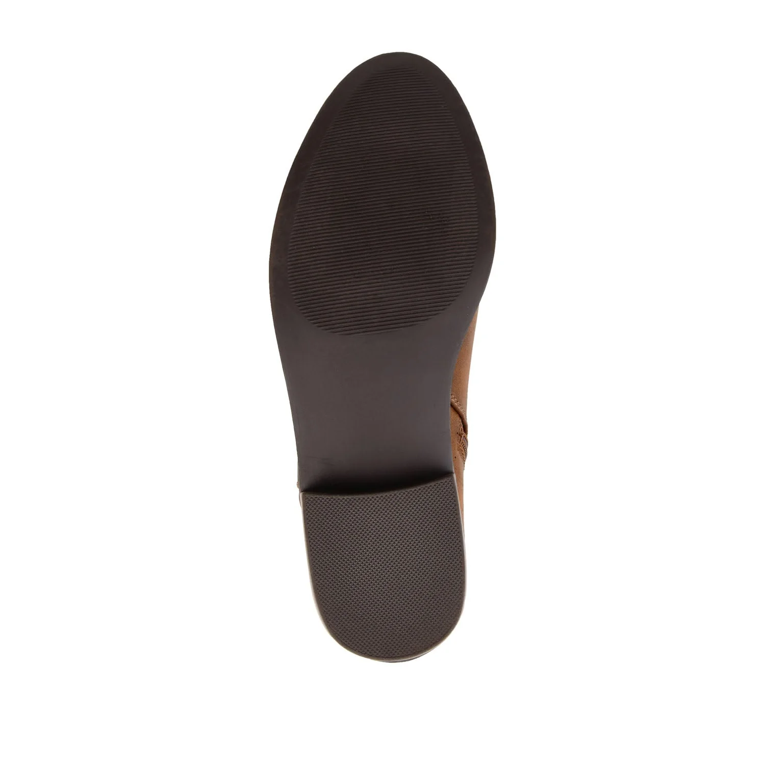 ELLIS ZIP UP BOOTIE IN VEGAN LEATHER - Brown - Image 8