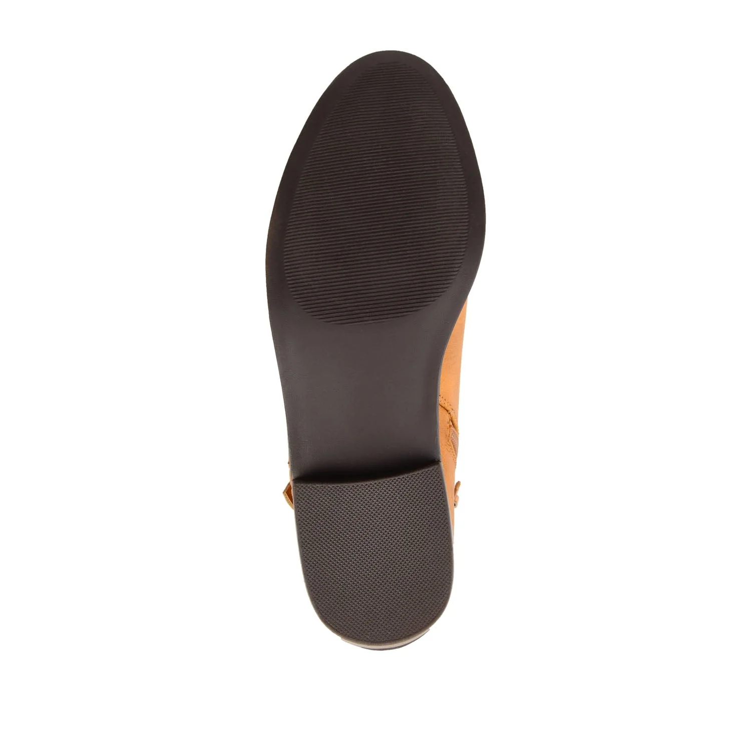 ELLIS ZIP UP VEGAN LEATHER BOOTIES IN WIDE - Mustard - Image 8