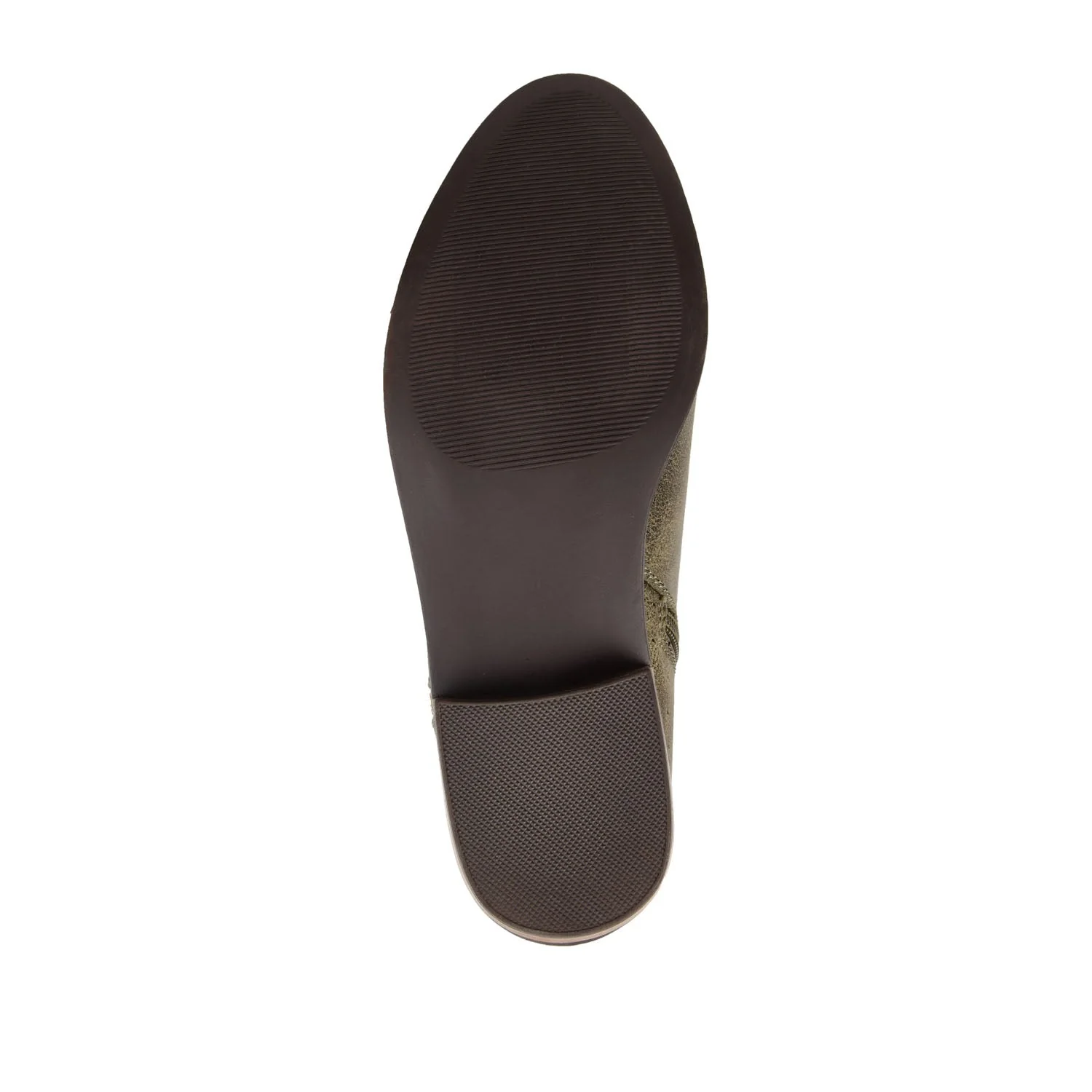 ELLIS ZIP UP VEGAN LEATHER BOOTIES IN WIDE - Olive - Image 8
