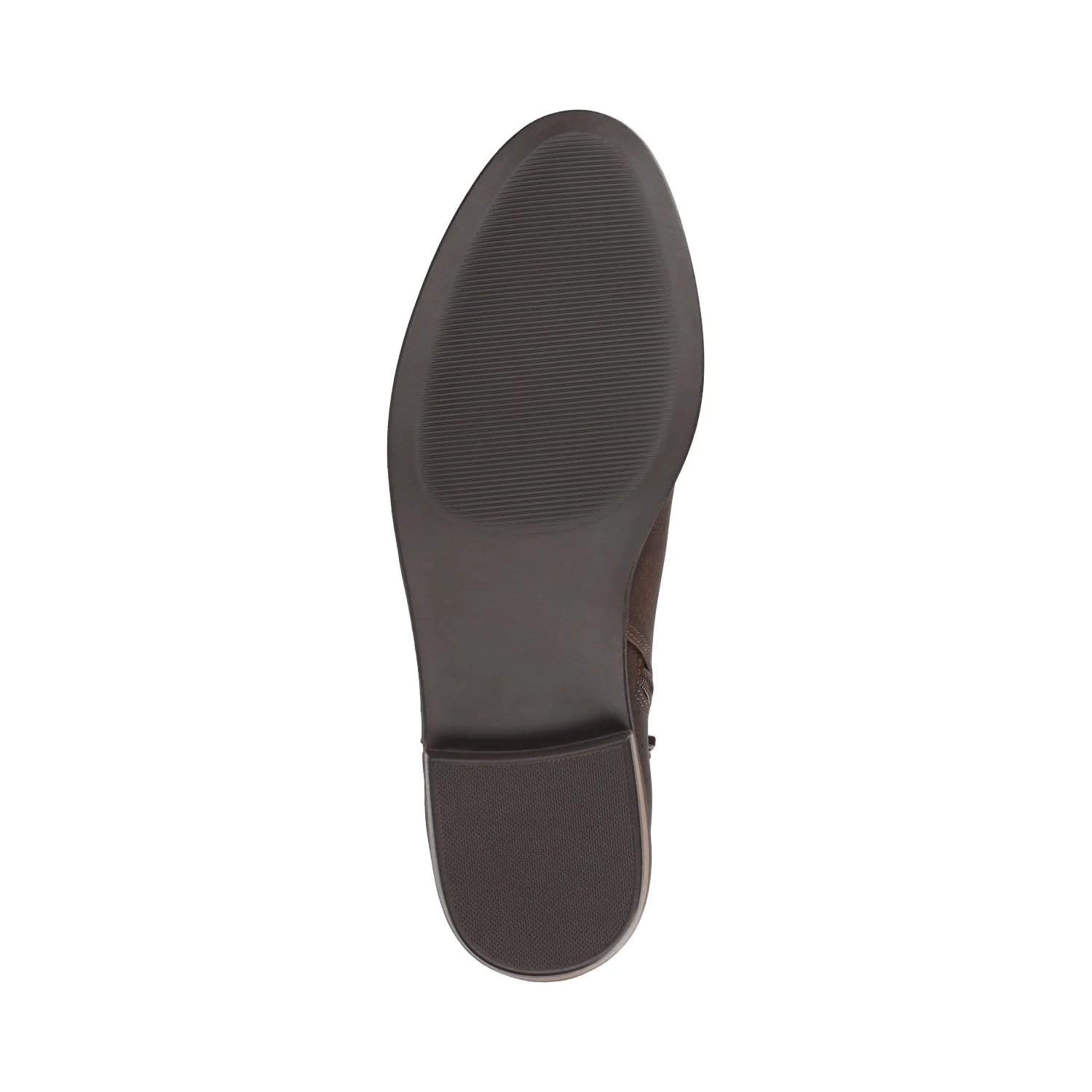 ELLIS ZIP UP VEGAN LEATHER BOOTIES IN WIDE - Vintage Chocolate - Image 5