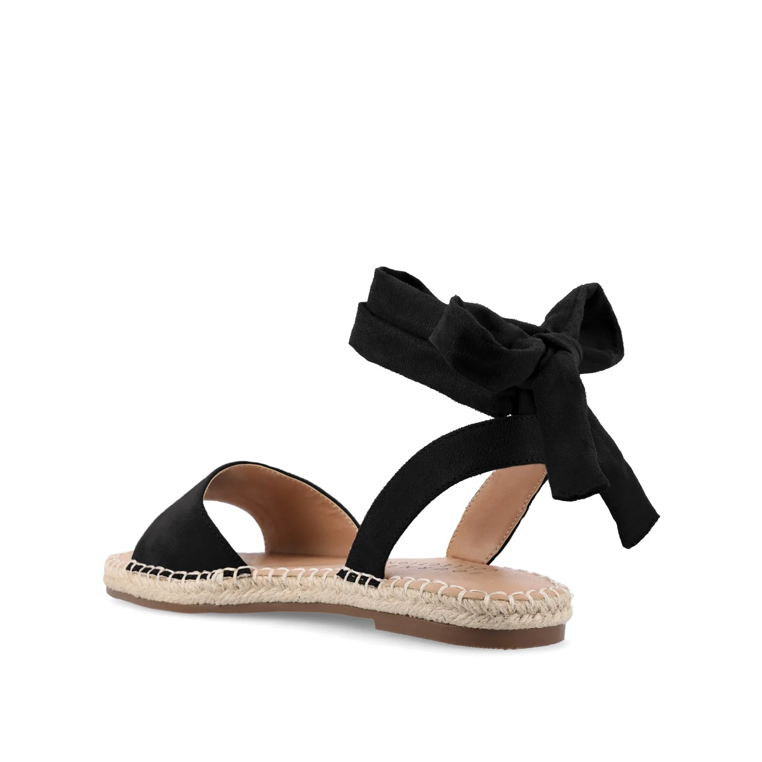 EMELIE MULTI STRAP ESPADRILLE SANDALS - Black - Image 4
