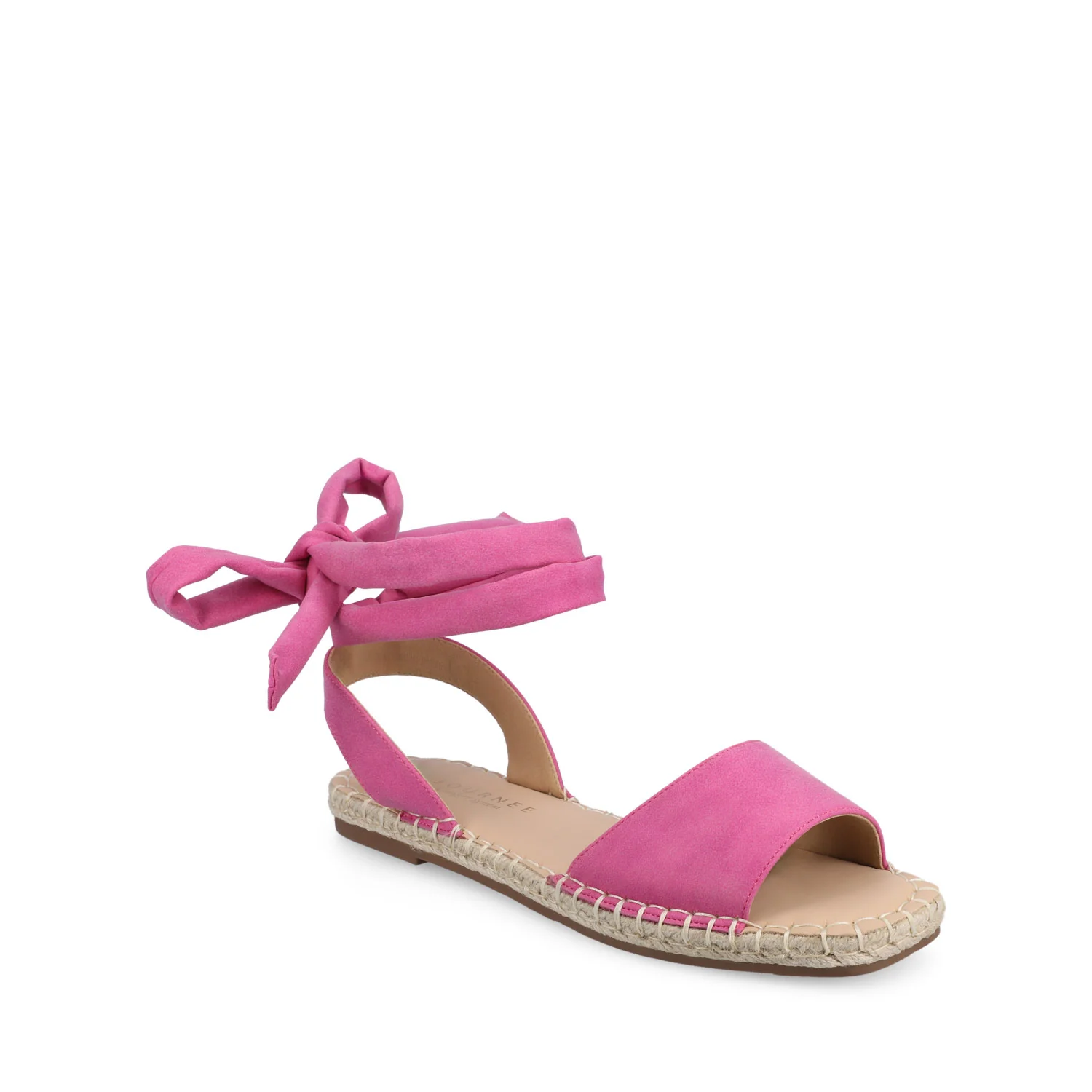 EMELIE ESPADRILLE SANDALS IN WIDE - Hot Pink - Image 2
