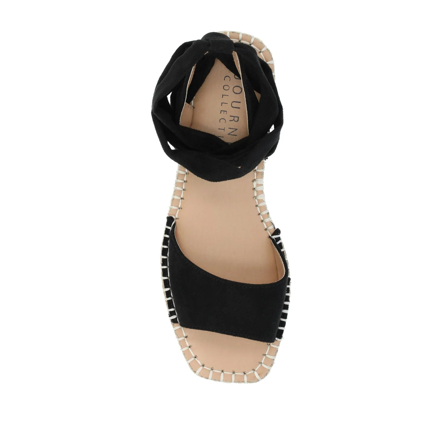 EMELIE ESPADRILLE SANDALS IN WIDE - Black - Image 6