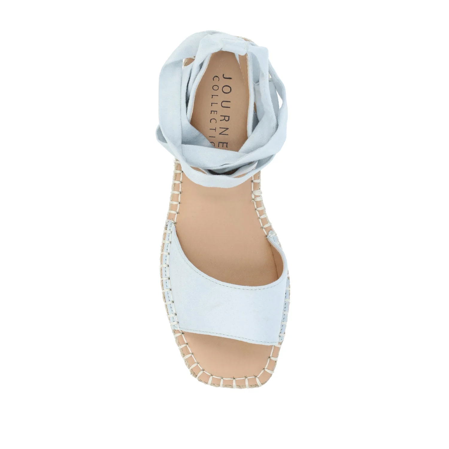 EMELIE ESPADRILLE SANDALS IN WIDE - Blue - Image 6