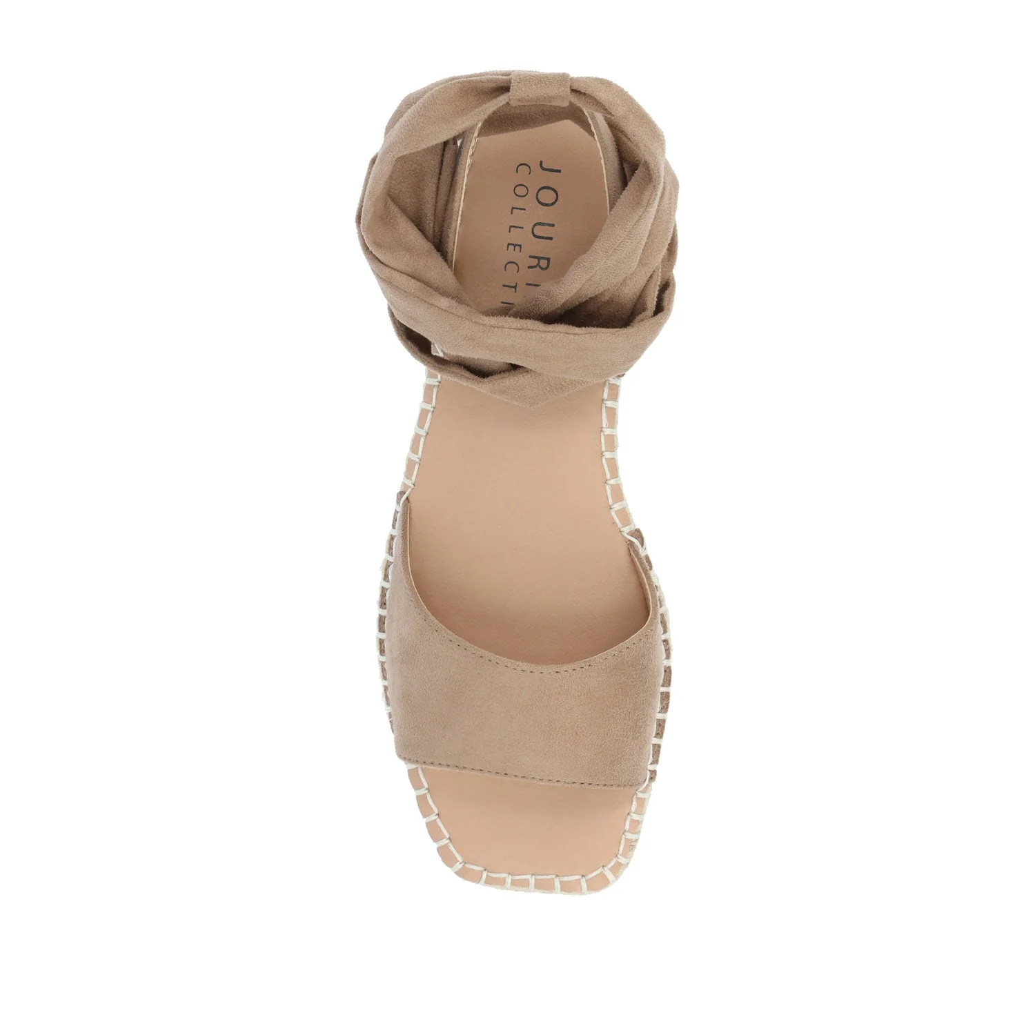 EMELIE ESPADRILLE SANDALS IN WIDE - Tan - Image 6