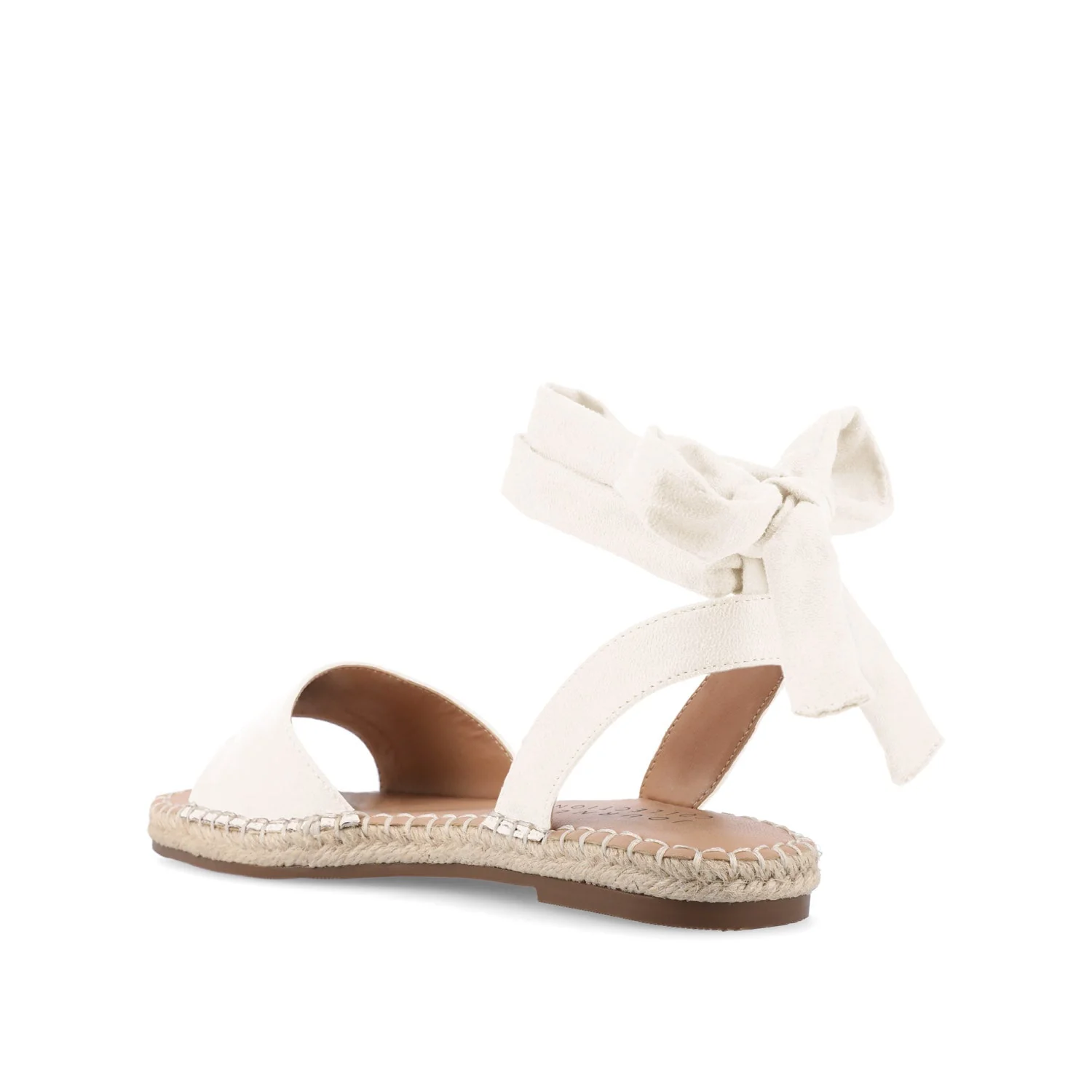 EMELIE ESPADRILLE SANDALS IN WIDE - White - Image 4