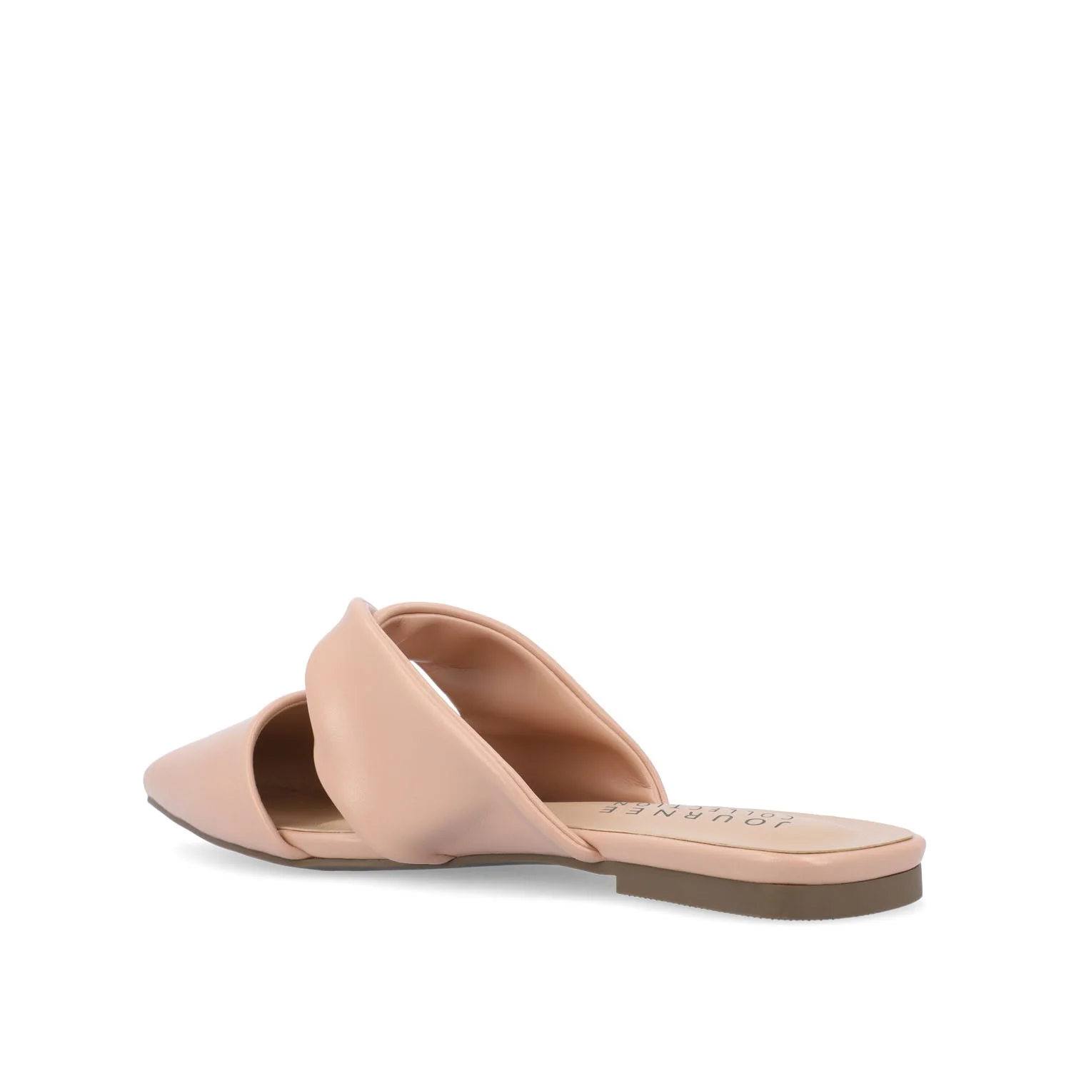 ENNISS MULE FLATS IN VEGAN LEATHER - Blush - Image 4