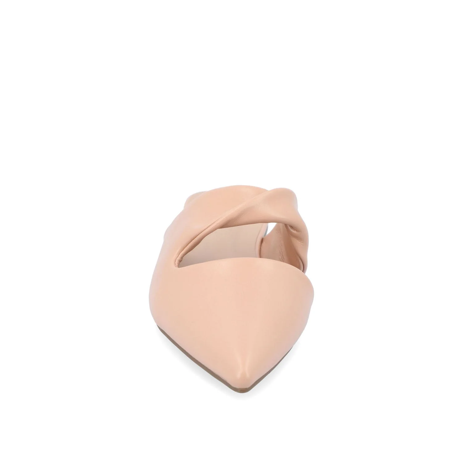 ENNISS MULE FLATS IN VEGAN LEATHER - Blush - Image 5