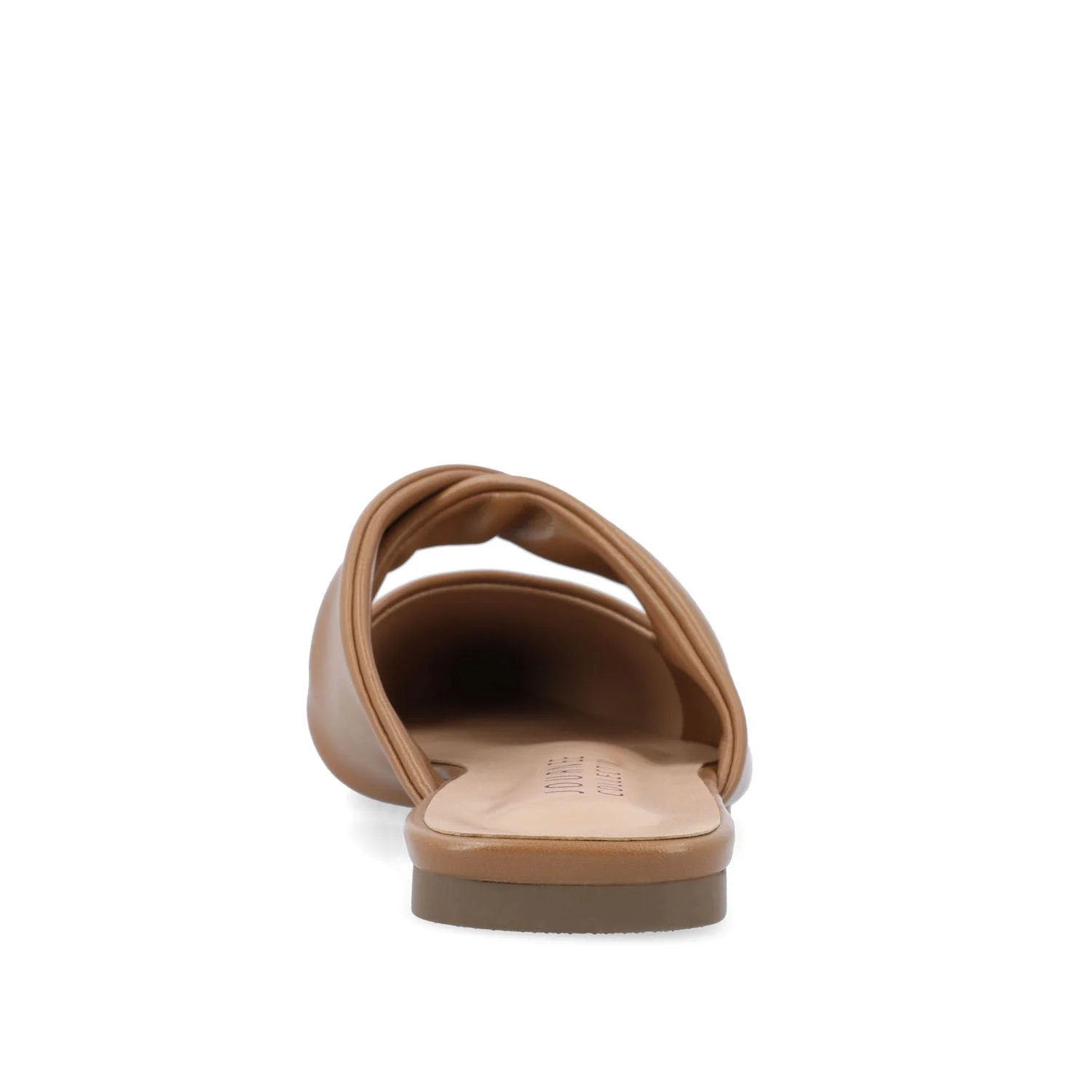 ENNISS MULE FLATS IN VEGAN LEATHER - Brown - Image 7
