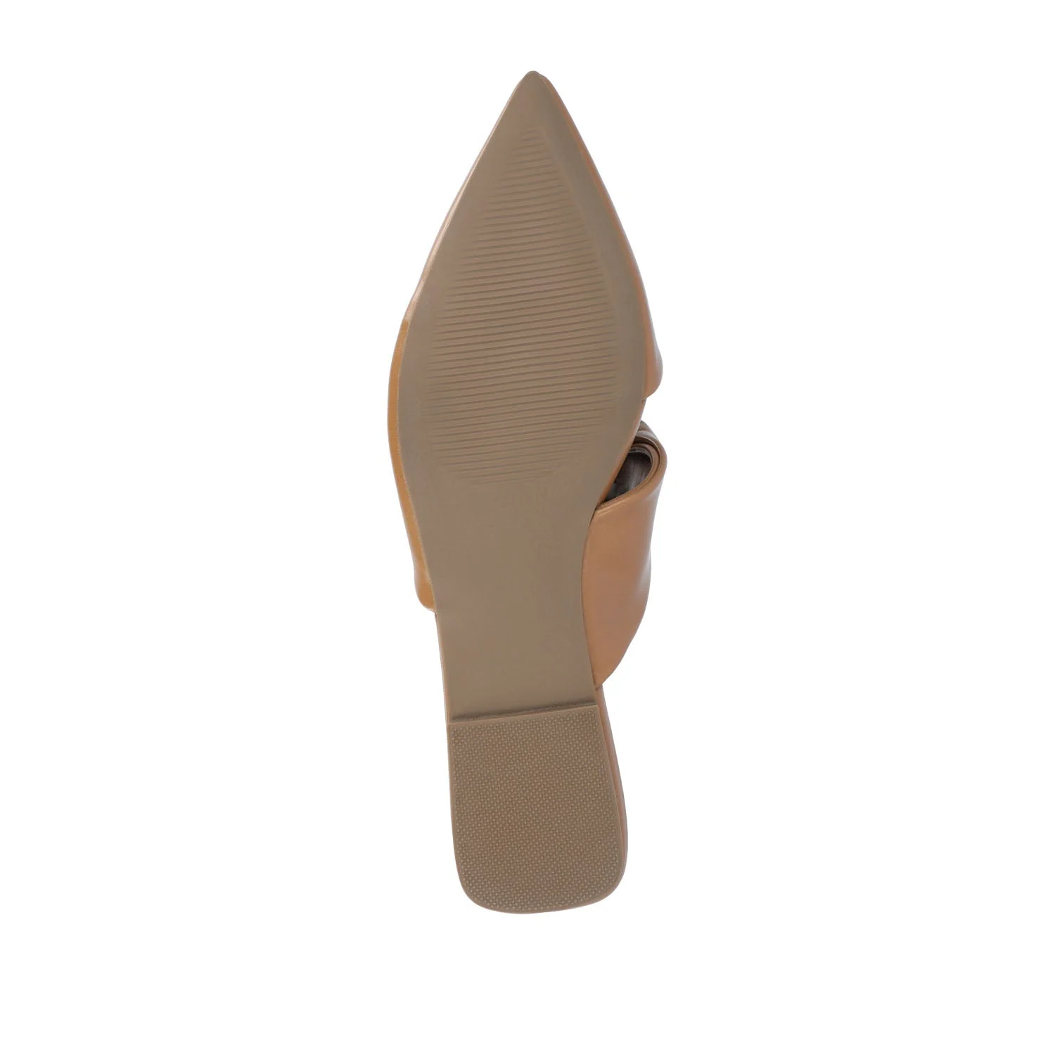 ENNISS MULE FLATS IN VEGAN LEATHER - Brown - Image 8