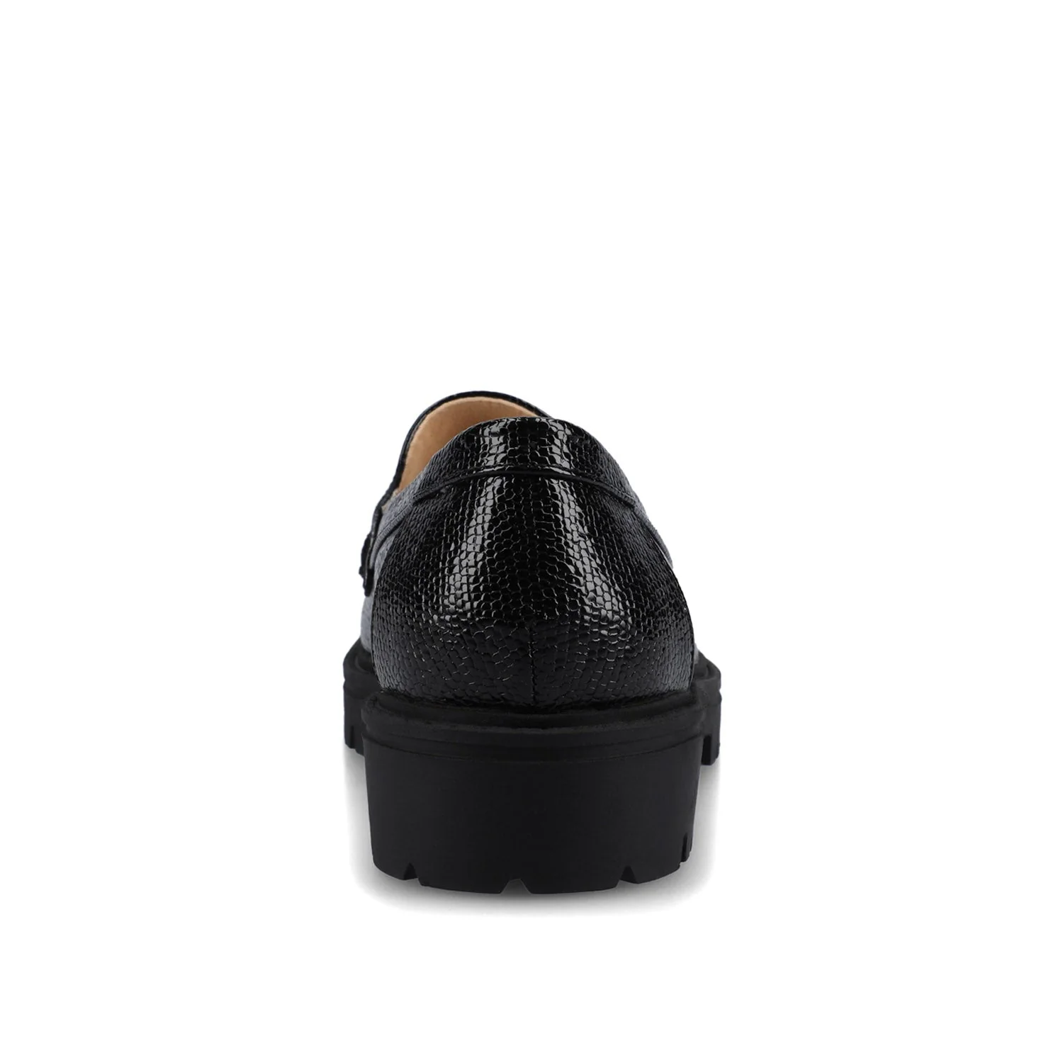 ERIKA SLIP ON LOAFER - Black Lizard - Image 6