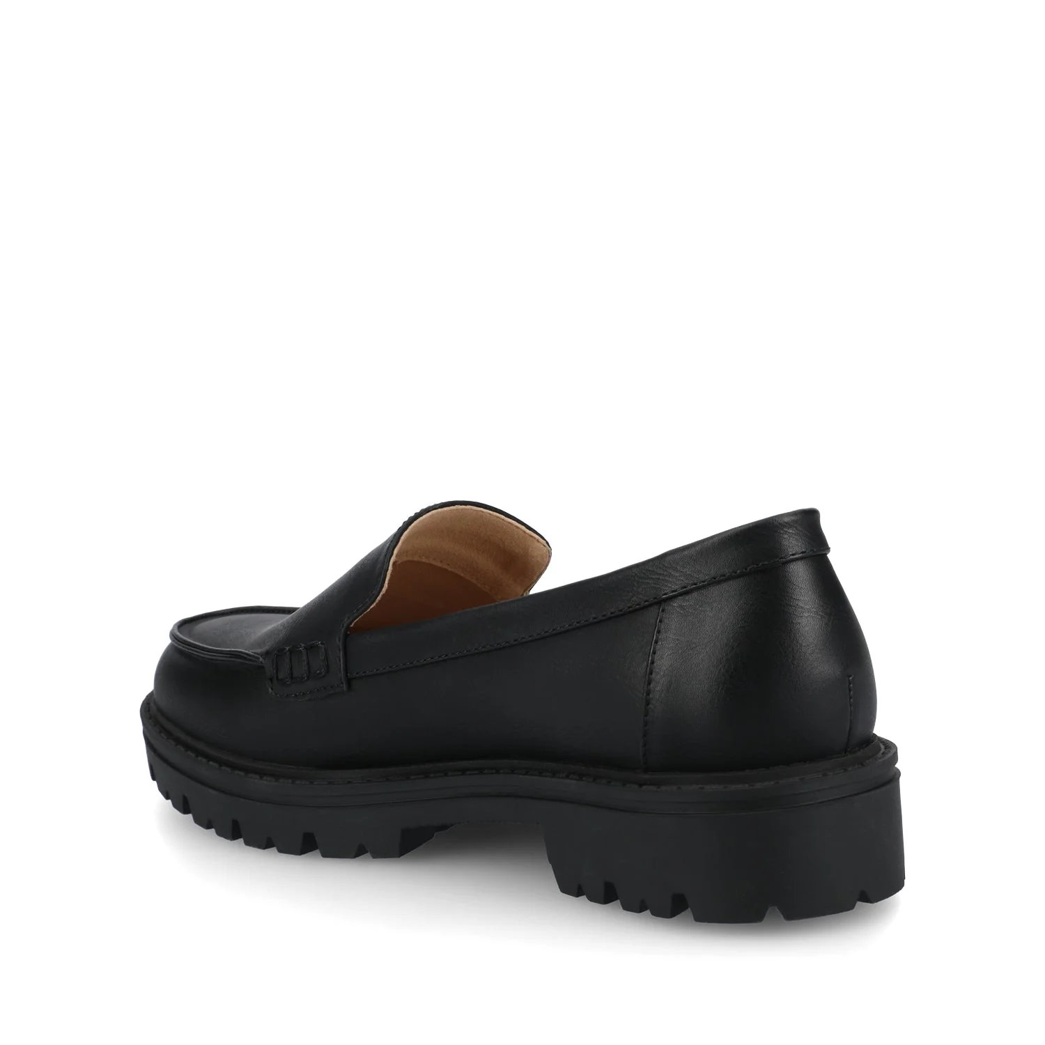 ERIKA SLIP ON LOAFER - Black PU - Image 3