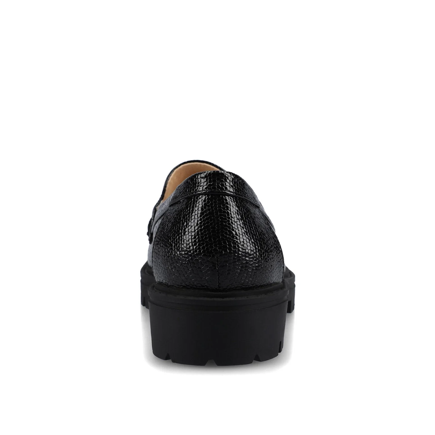 ERIKA SLIP ON LOAFER IN WIDE - Black Lizard - Image 6